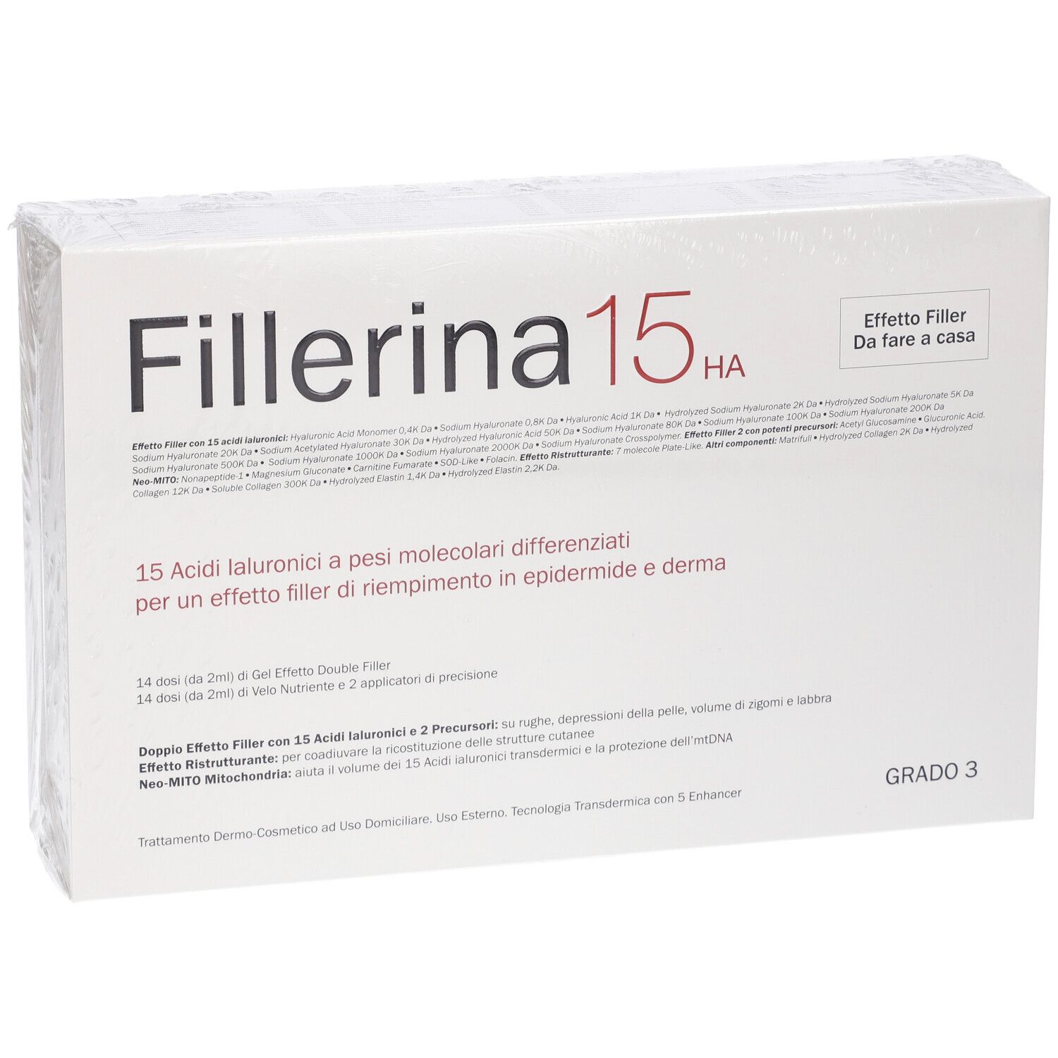 Fillerina 15 Ha Base Grado 3 Flacone 30+30 ml