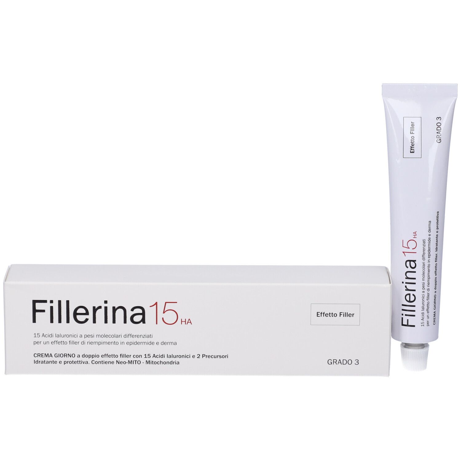 Fillerina 15 Ha Base Day Cream Grado 3 Tubo 50 ml