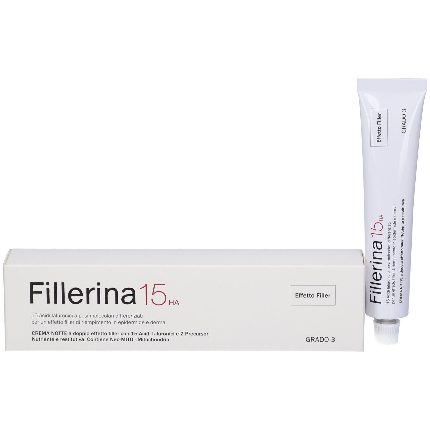 Fillerina 15 Ha Base Night Cream Grado 3 Tubo 50 ml