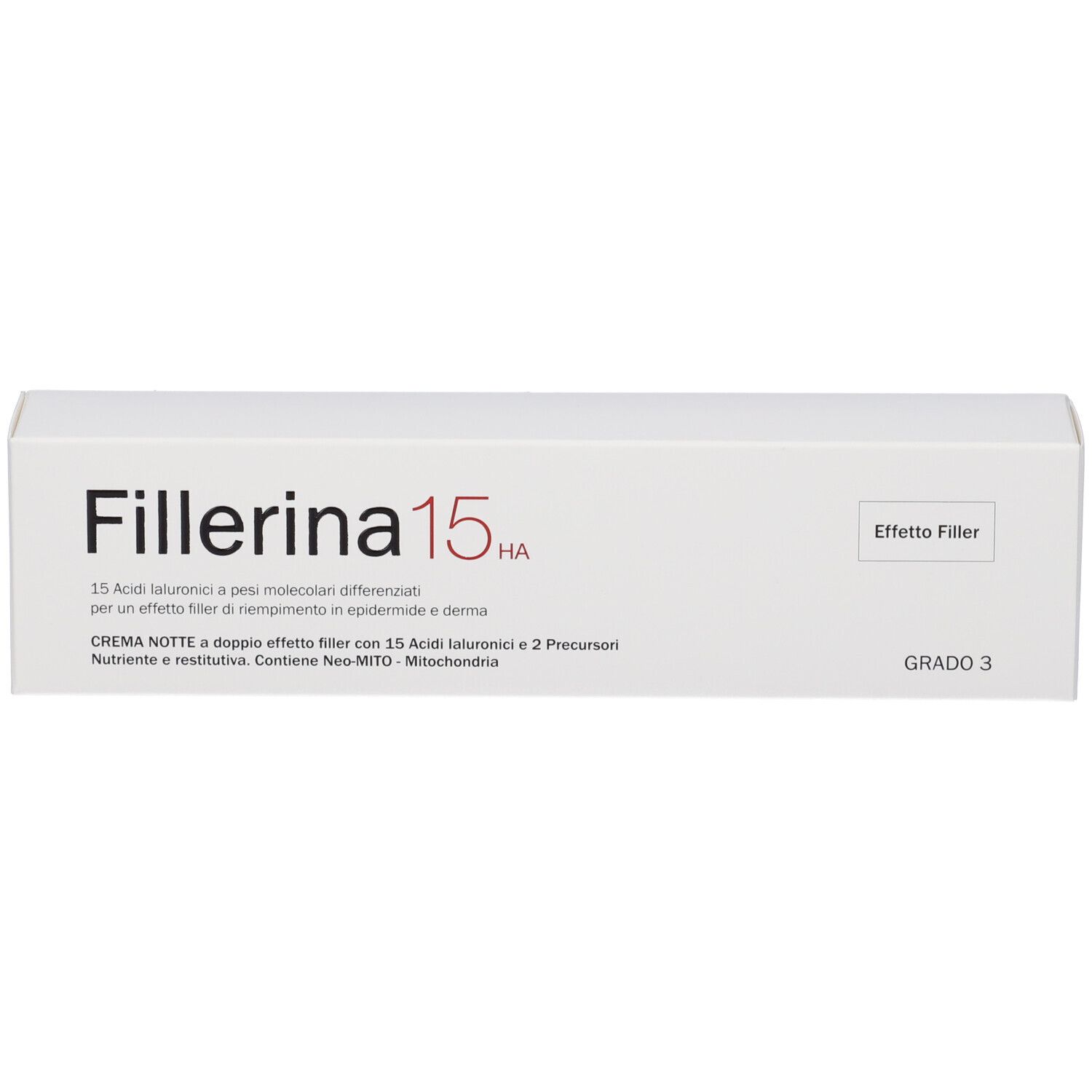 Fillerina 15 Ha Base Night Cream Grado 3 Tubo 50 ml