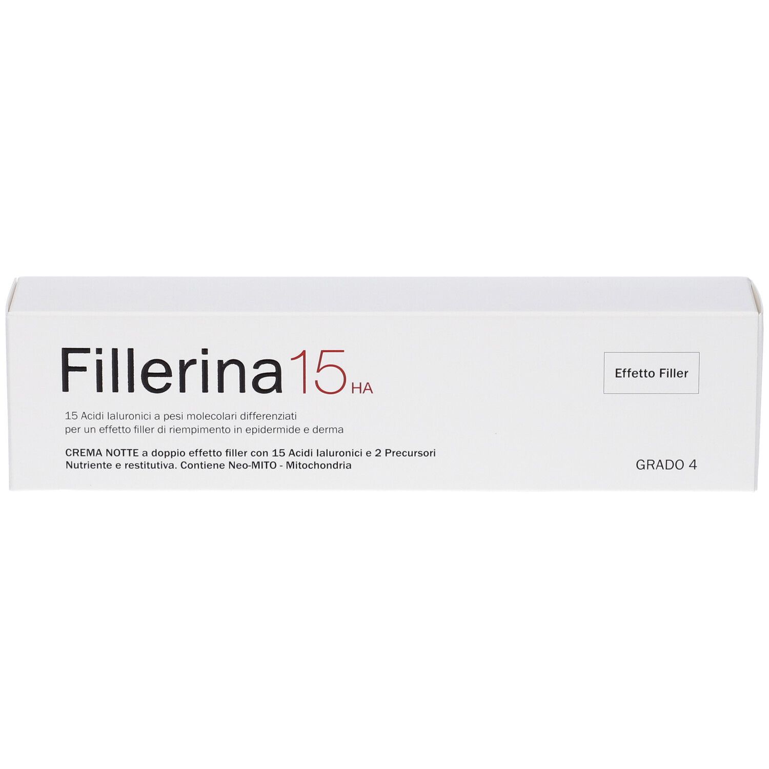 Fillerina 15 Ha Base Night Cream Grado 4 Tubo 50 ml