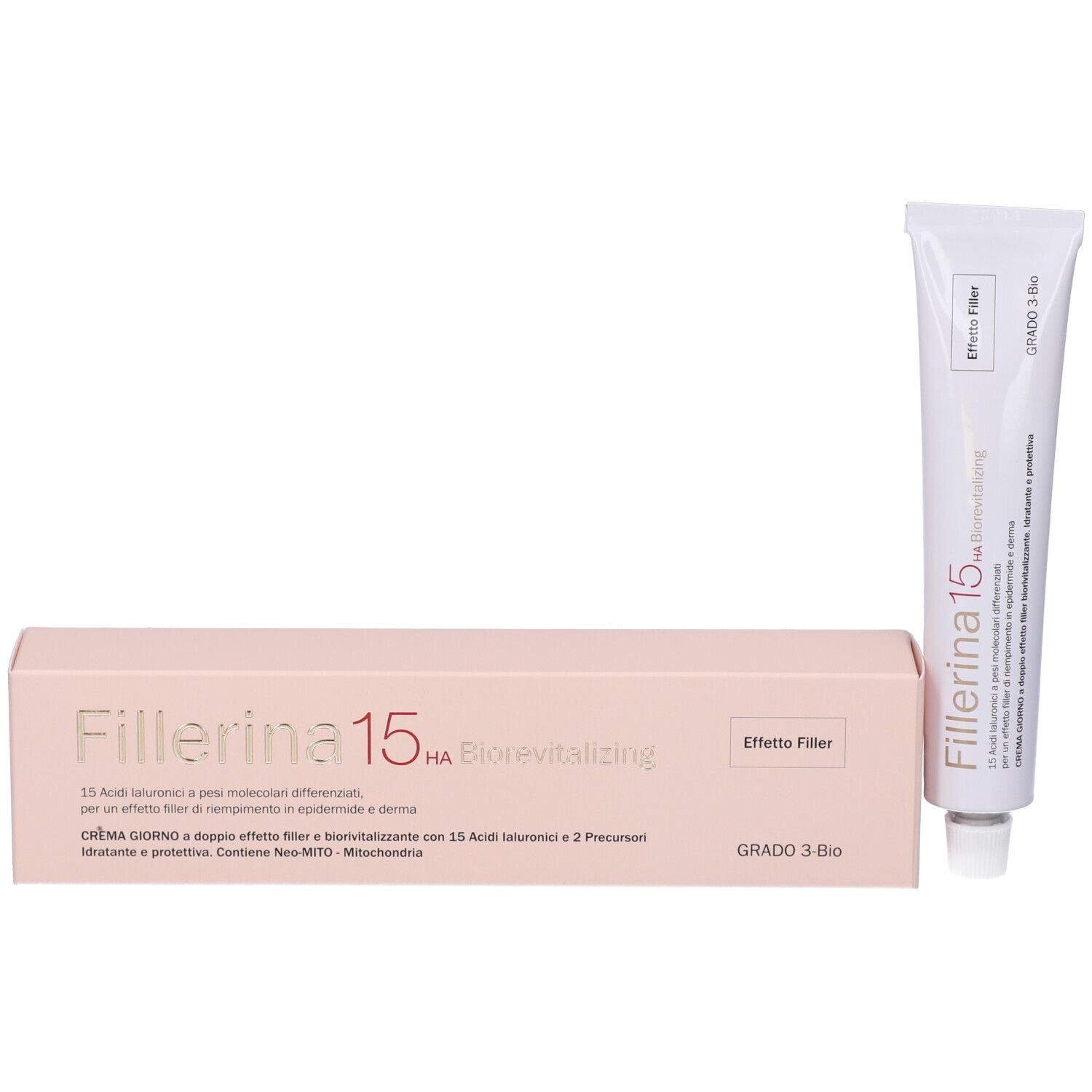 Fillerina 15 Ha Biorevitalizing Day Cream Grado 3 Bio Tubo 50 ml