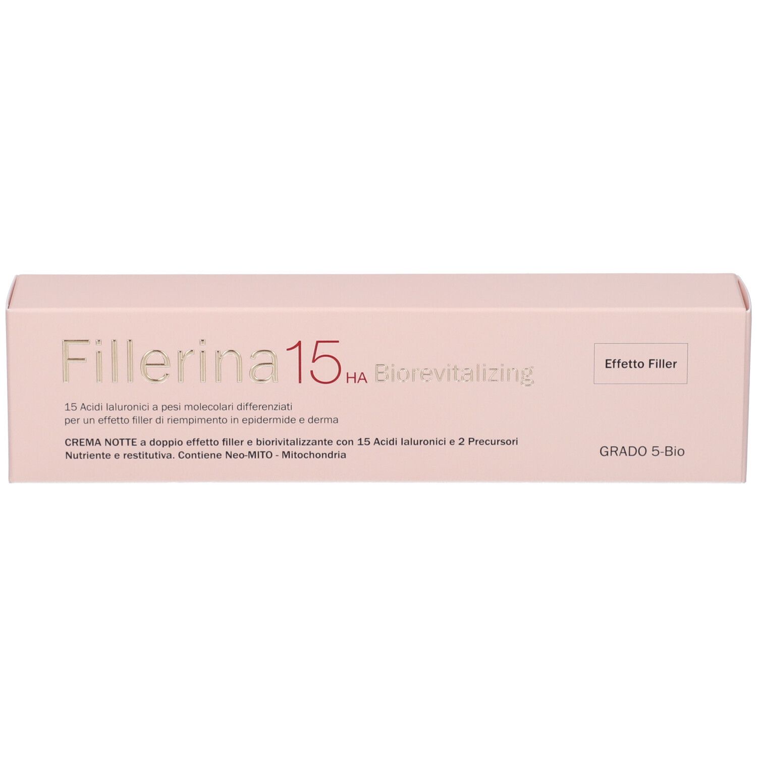 Fillerina 15 Ha Biorevitalizing Night Cream Grado 5 Bio Tubo 50 ml