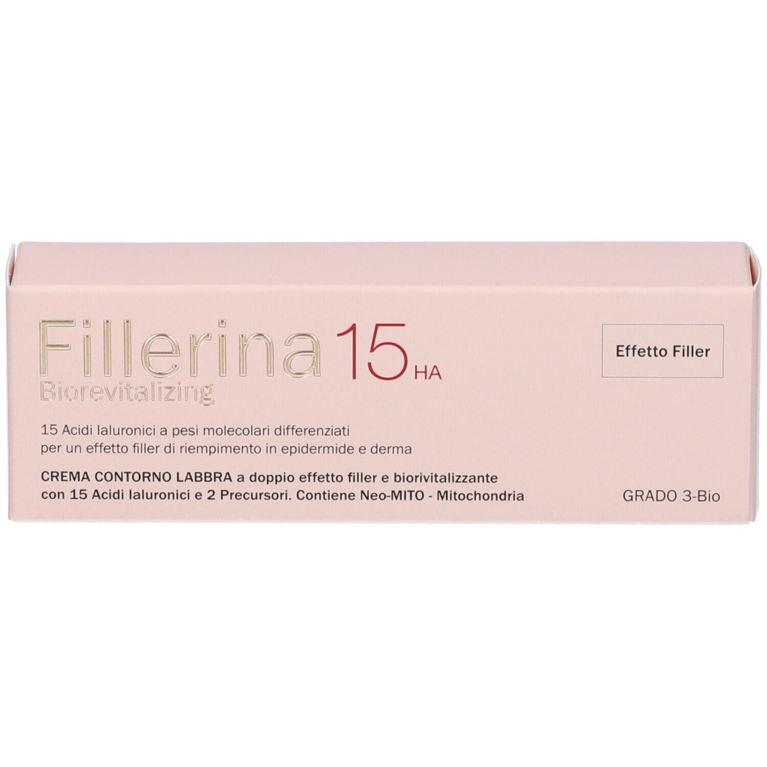 Fillerina 15 Ha Biorevitalizing Lip Contour Cream Grado 3 Bio Tubo 15 ml