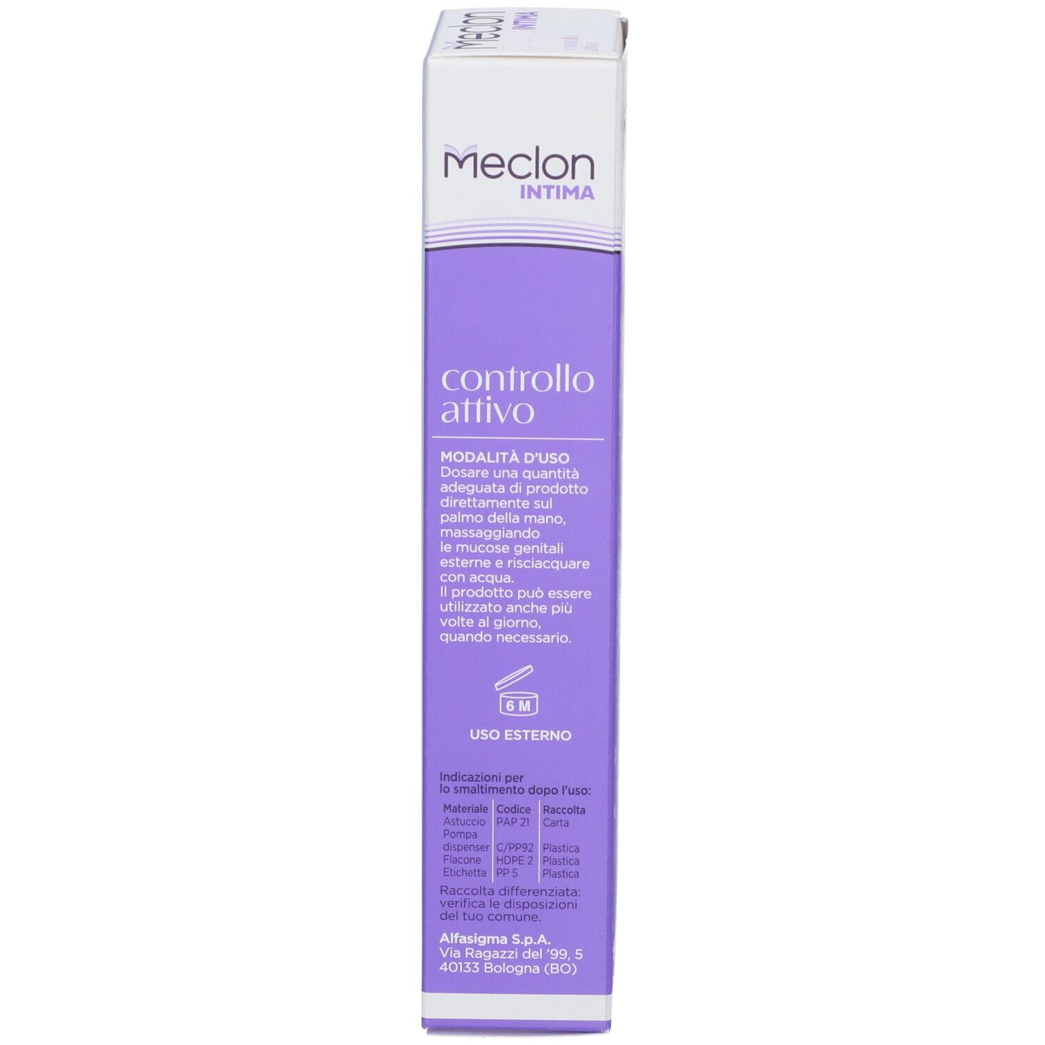 Meclon Intima Controllo Attivo Detergente Liquido