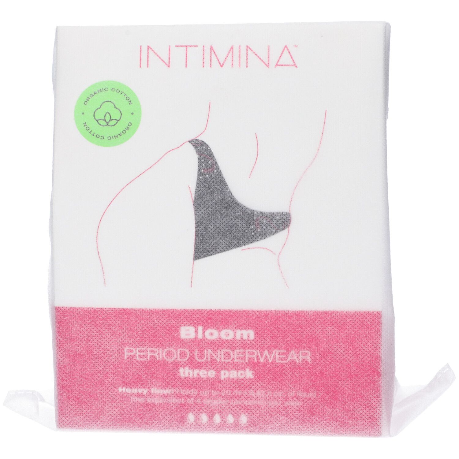 INTIMINA Bloom Mutanda Mestruale Taglia XXL Confezione da 3