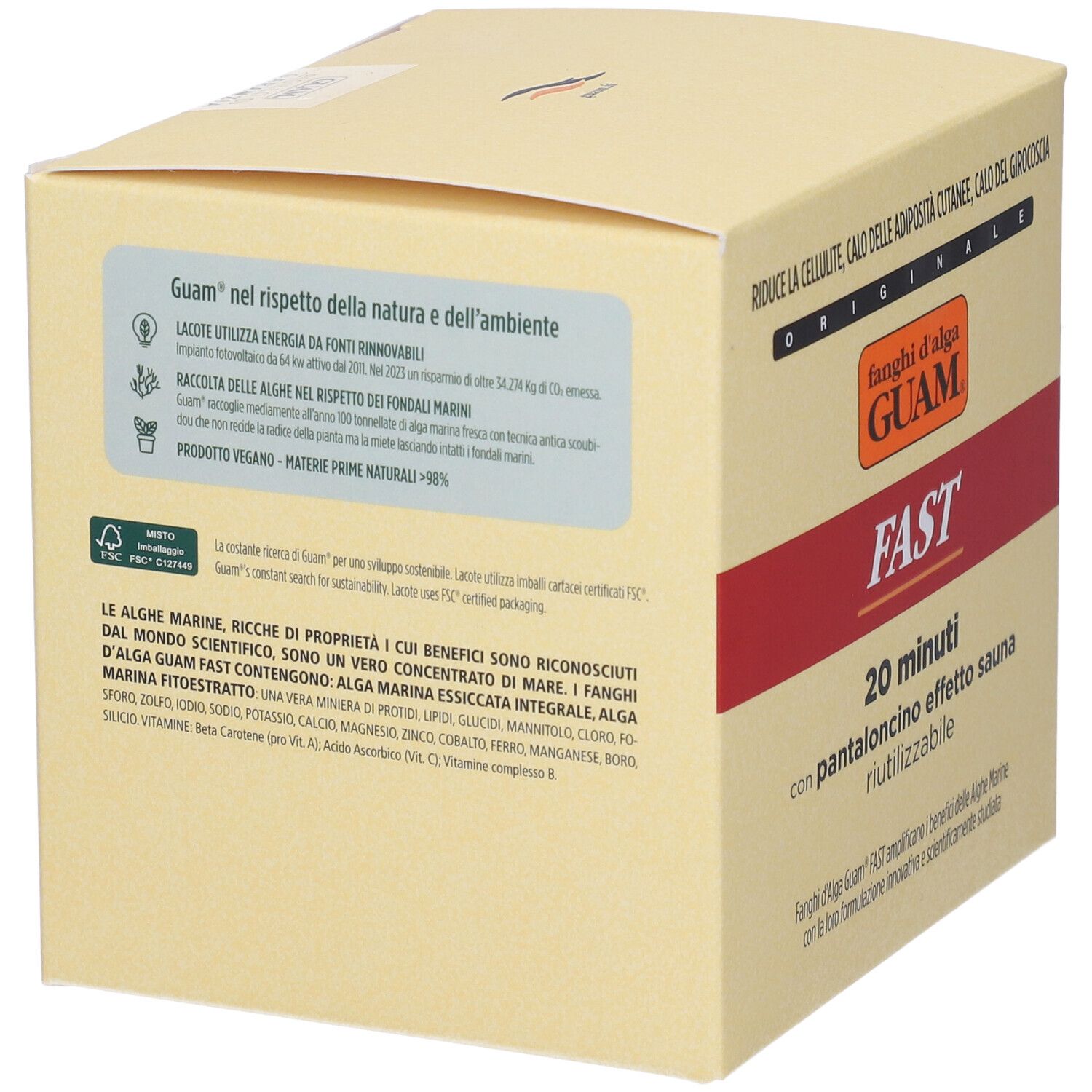 Guam Fanghi d'Alga Guam Fast Classico - risparmia il 10% con il codice: Guam10