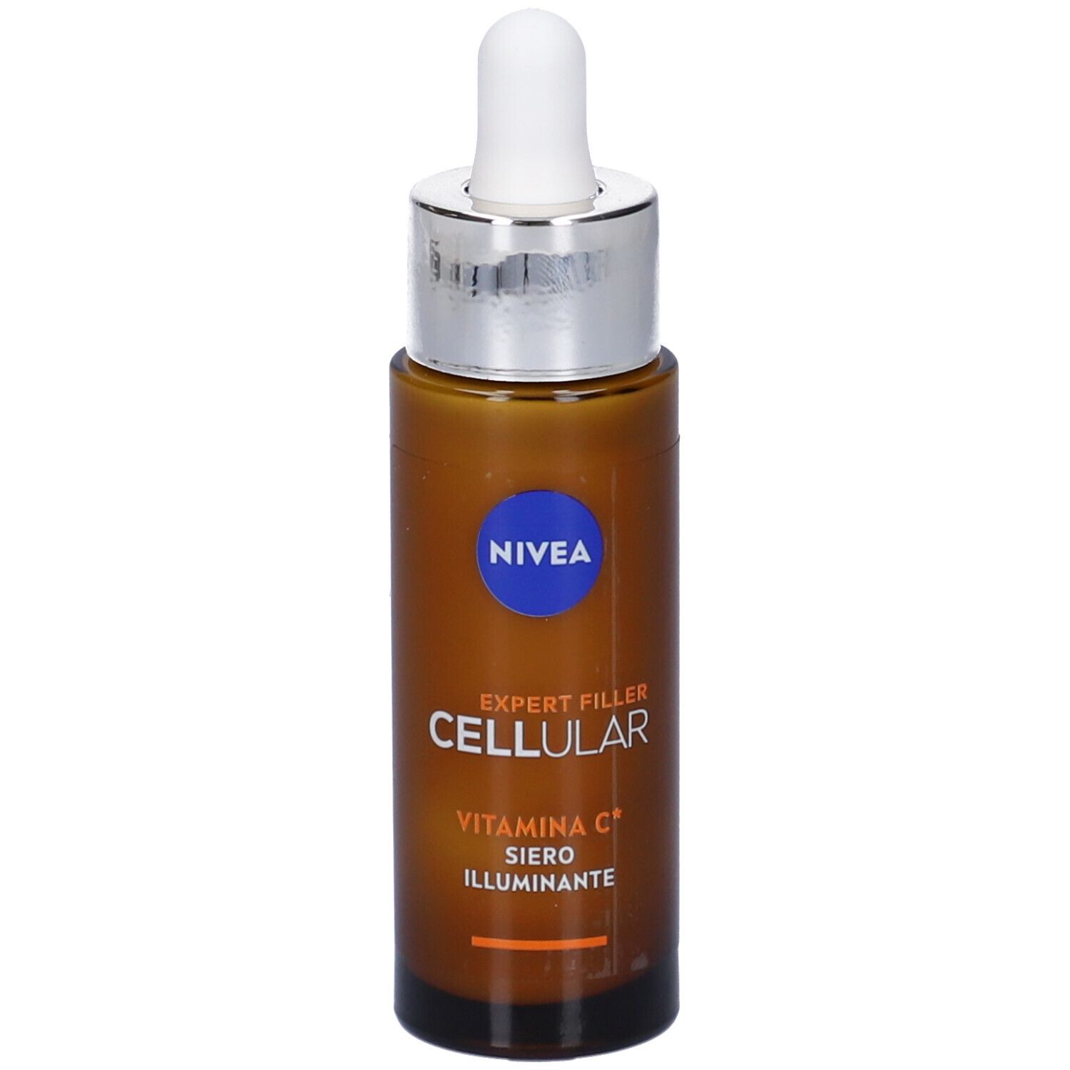 Nivea Cellular Expert Filler Siero Viso Vitamina C Illuminante 30 ml, antirughe e antiossidante