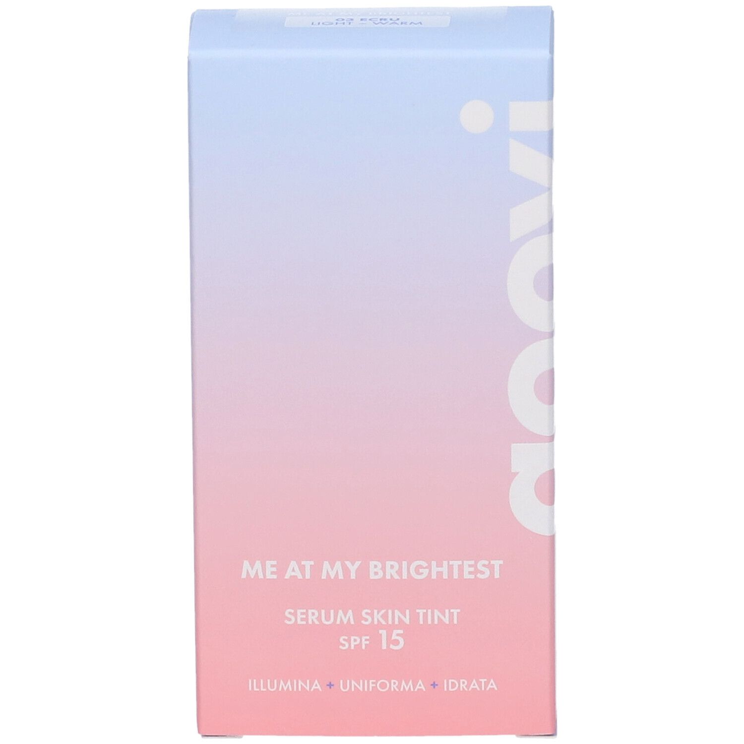 Goovi Me At My Brightest Siero Skin Tint SPF15 Tonalità 03 Ecru