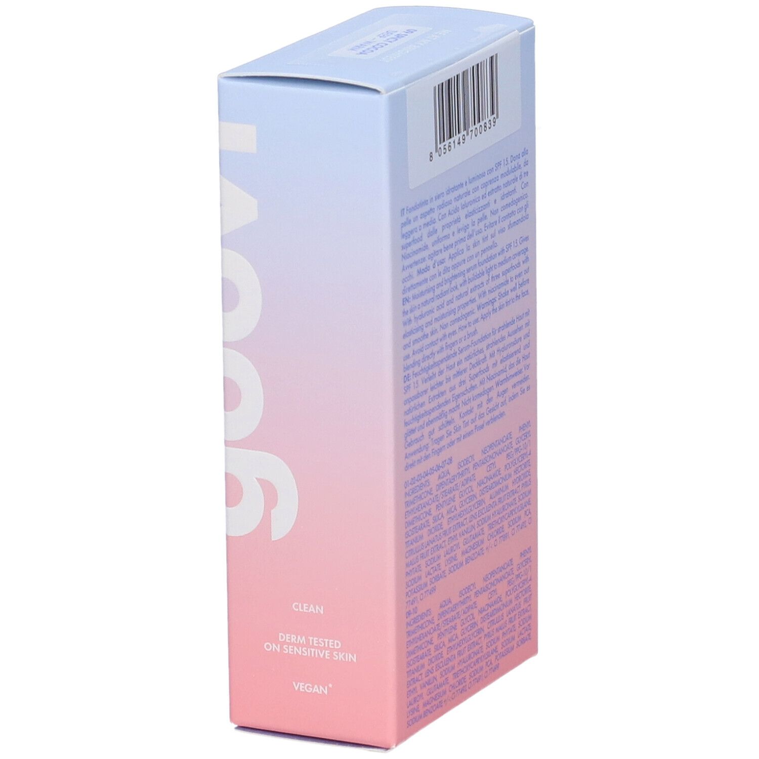 Goovi Me At My Brightest Siero Skin Tint SPF15 Tonalità 09 Spicy Cocoa