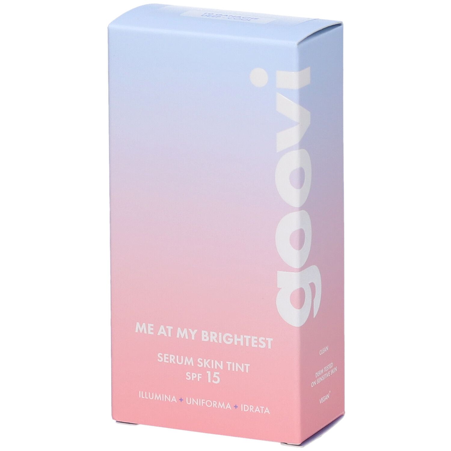 Goovi Me At My Brightest Siero Skin Tint SPF15 Tonalità 10 Ganache