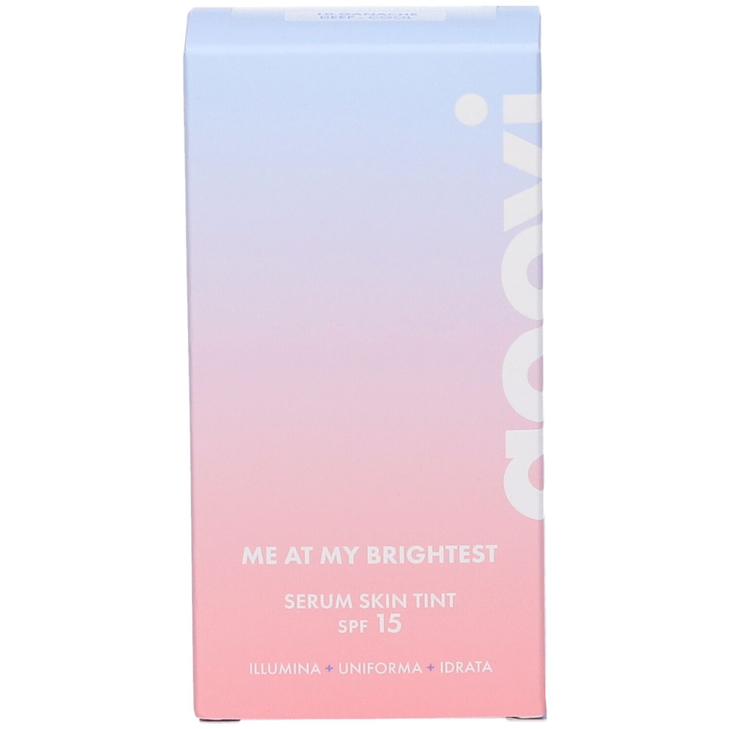 Goovi Me At My Brightest Siero Skin Tint SPF15 Tonalità 10 Ganache