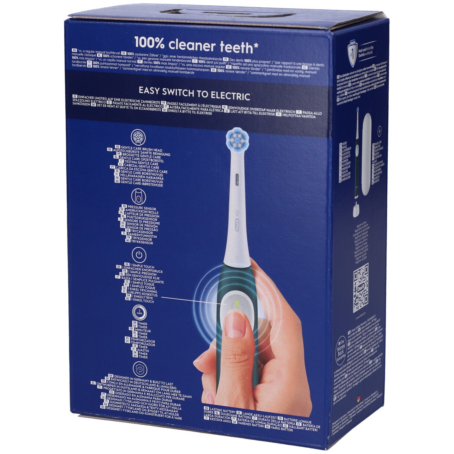 Oralb Power Spazzolino Elettrico Io2 Series Forest Green + Travel Case