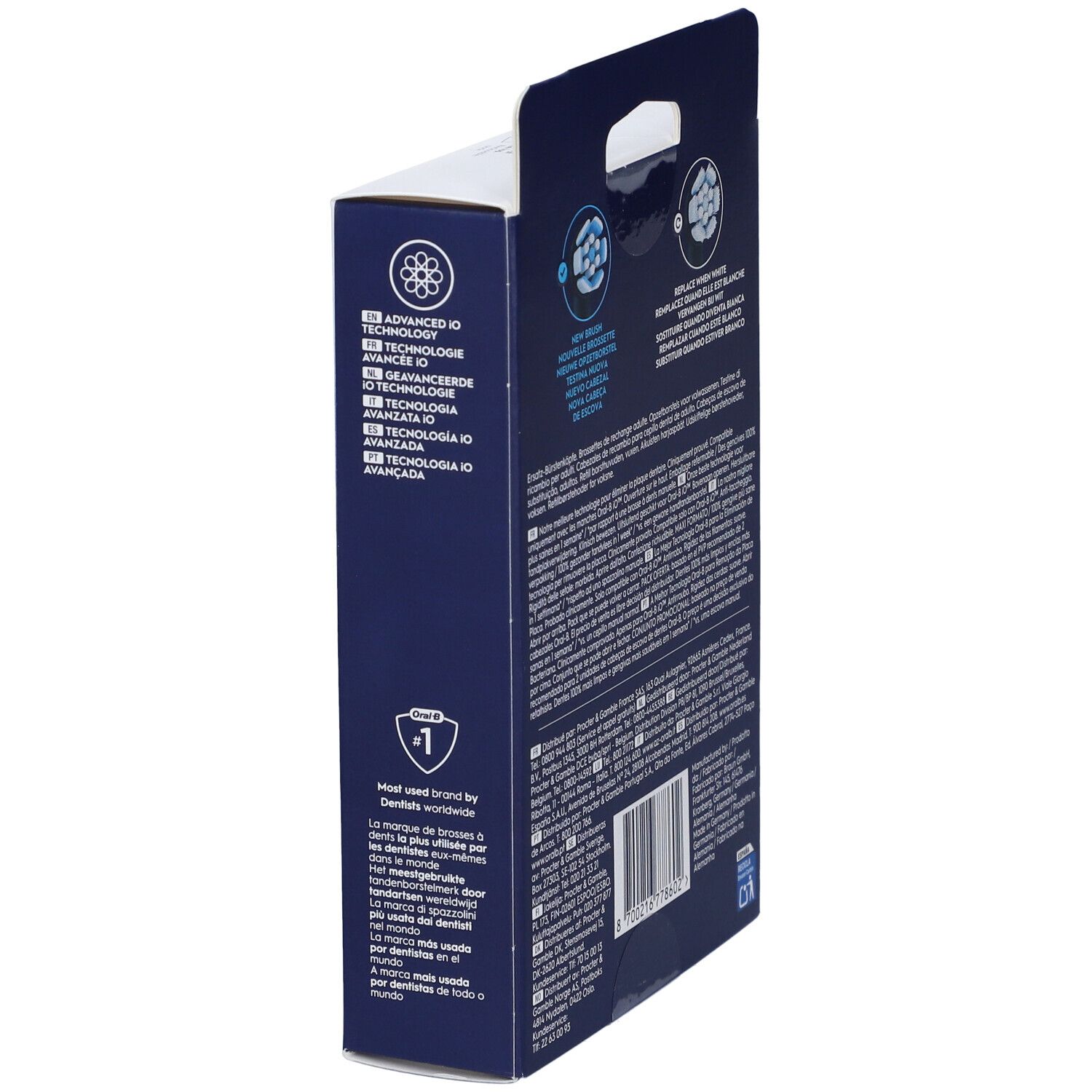 Oralb Power Ricarica Io Gentle Clean White 8 Pezzi