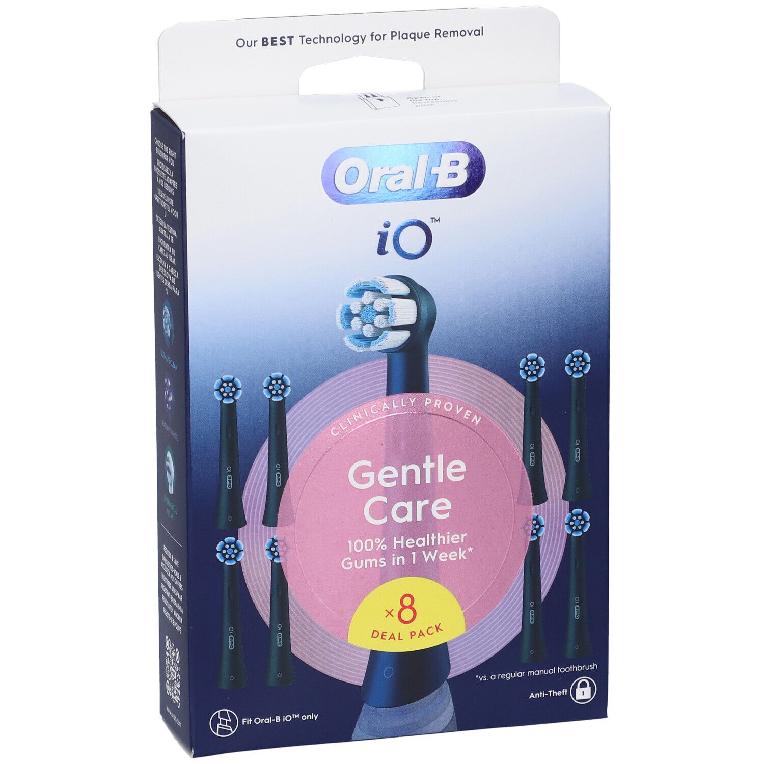 Oralb Power Ricarica Io Gentle Clean White 8 Pezzi