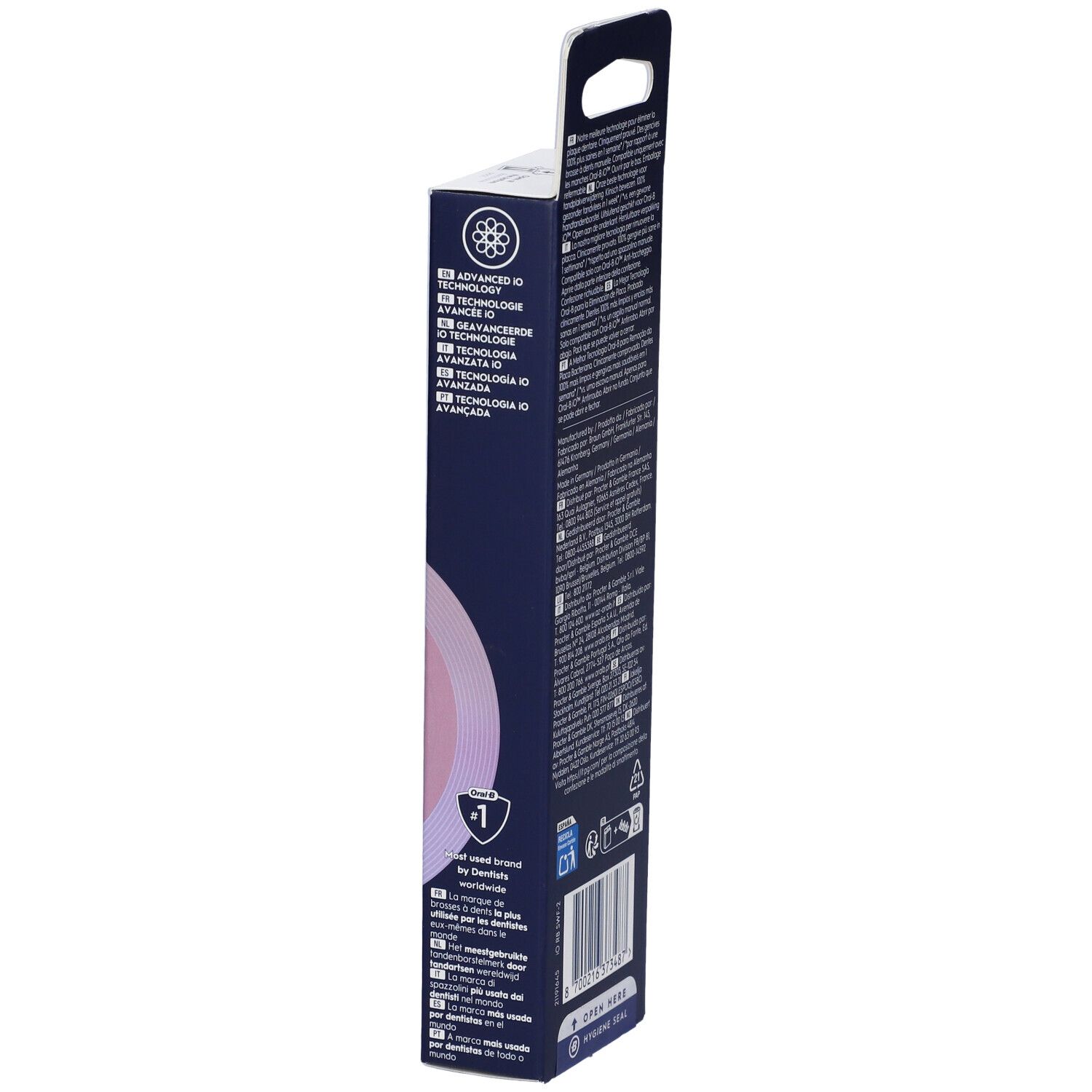 Oralb Power Ricarica Io Gentle Clean White 2 Pezzi
