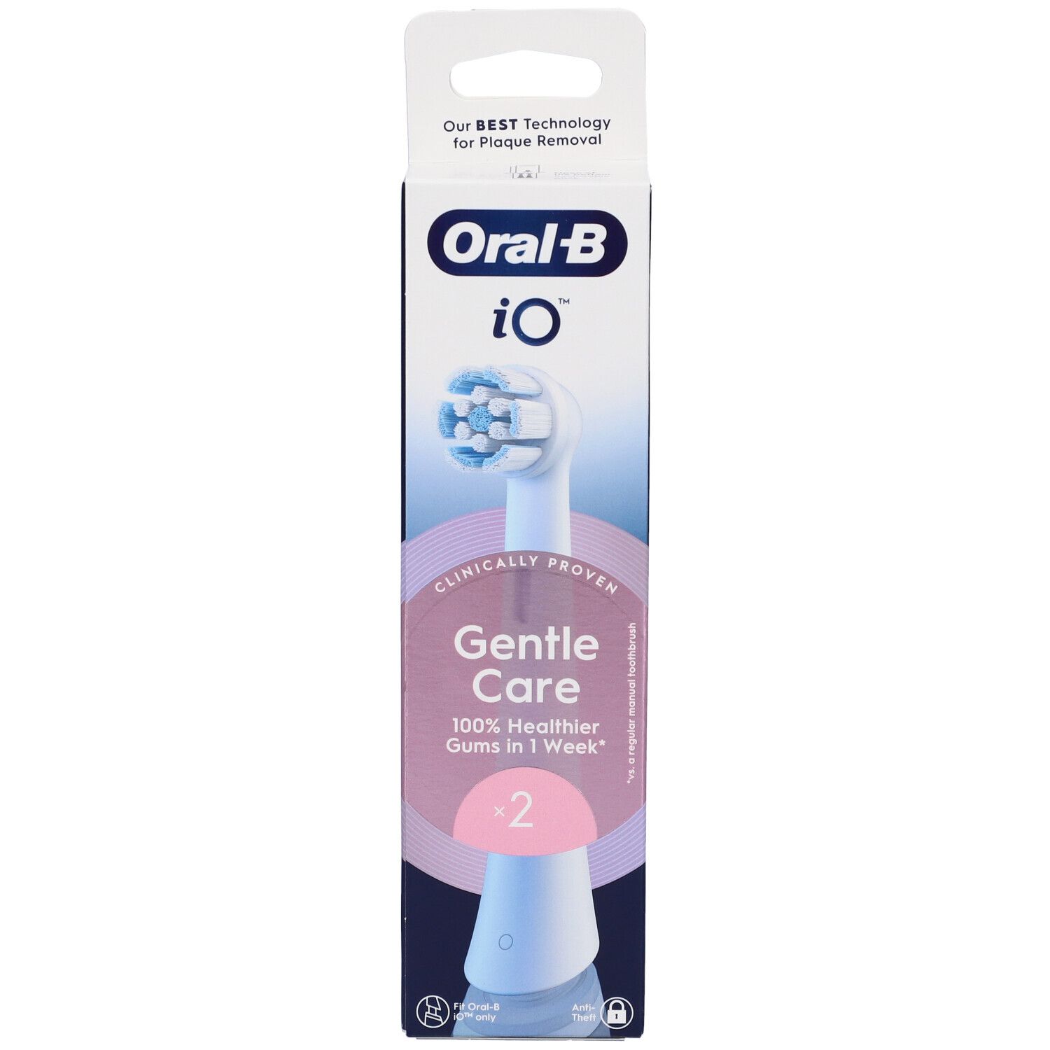 Oralb Power Ricarica Io Gentle Clean White 2 Pezzi