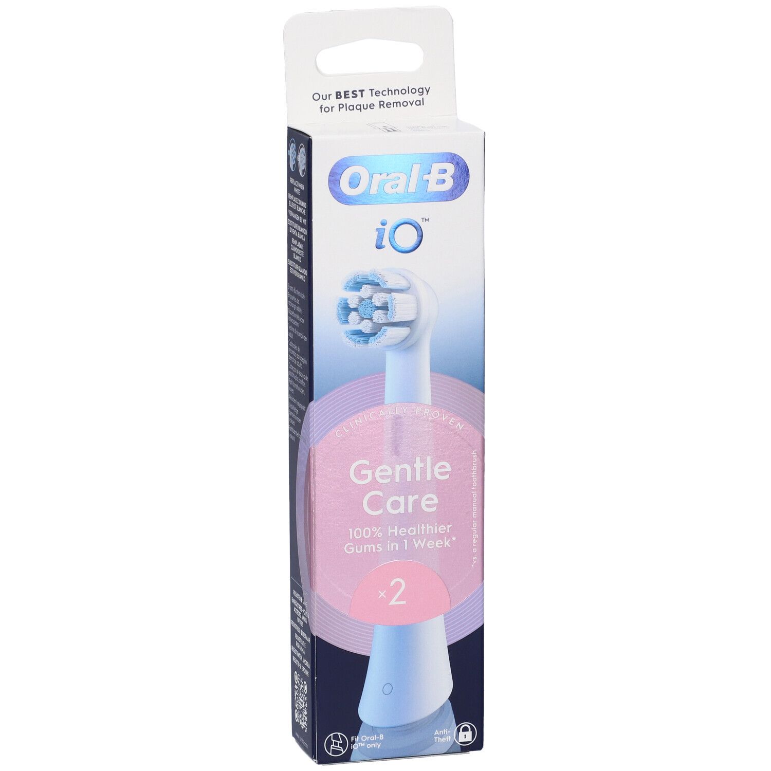 Oralb Power Ricarica Io Gentle Clean White 2 Pezzi