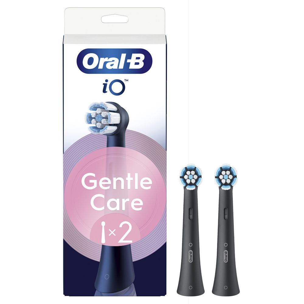 Oralb Power Ricarica Io Gentle Clean Black 2 Pezzi