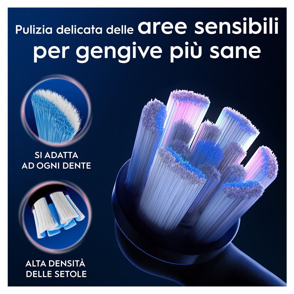 Oralb Power Ricarica Io Gentle Clean Black 2 Pezzi