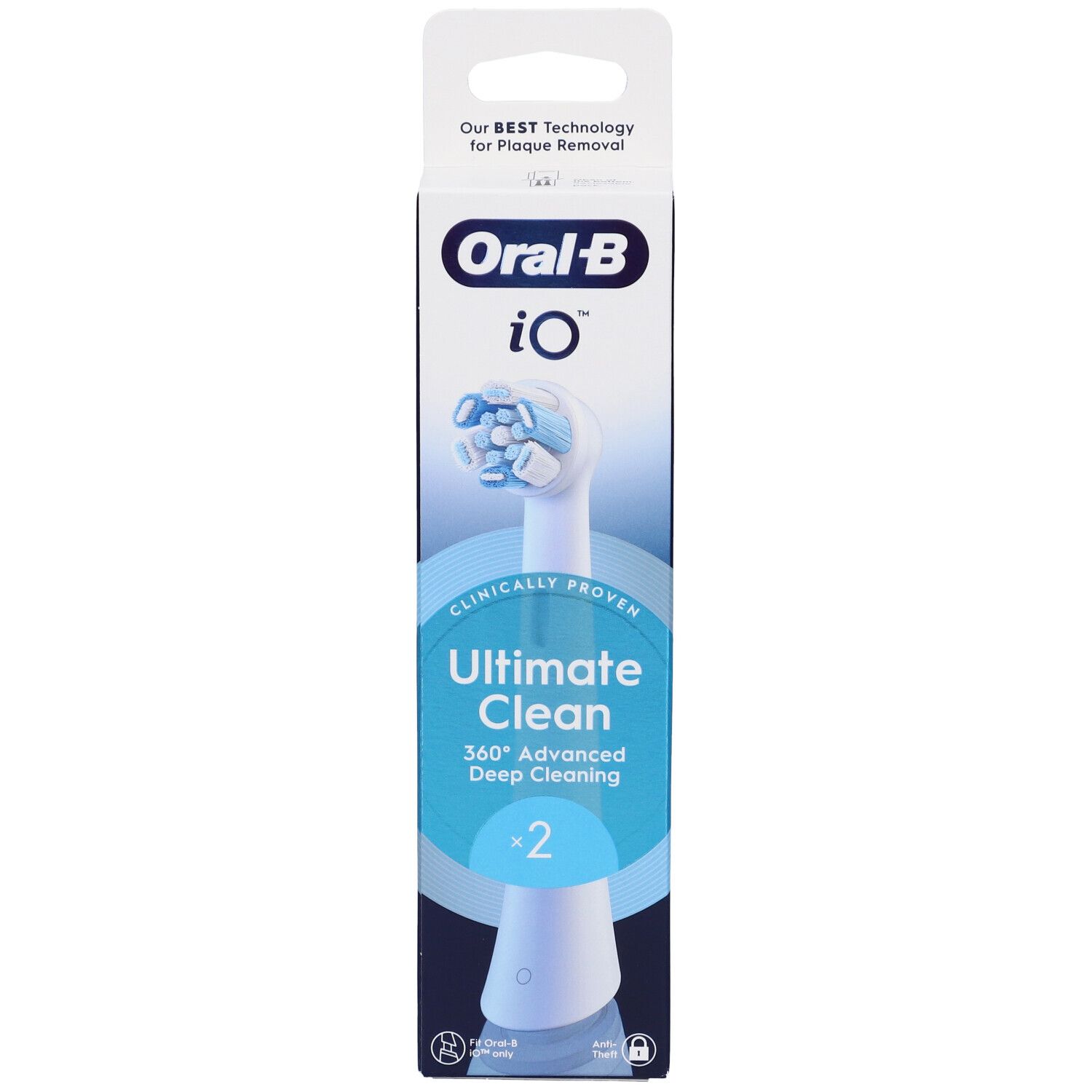 Oralb Power Ricarica Io Ultra Clean White 2 Pezzi