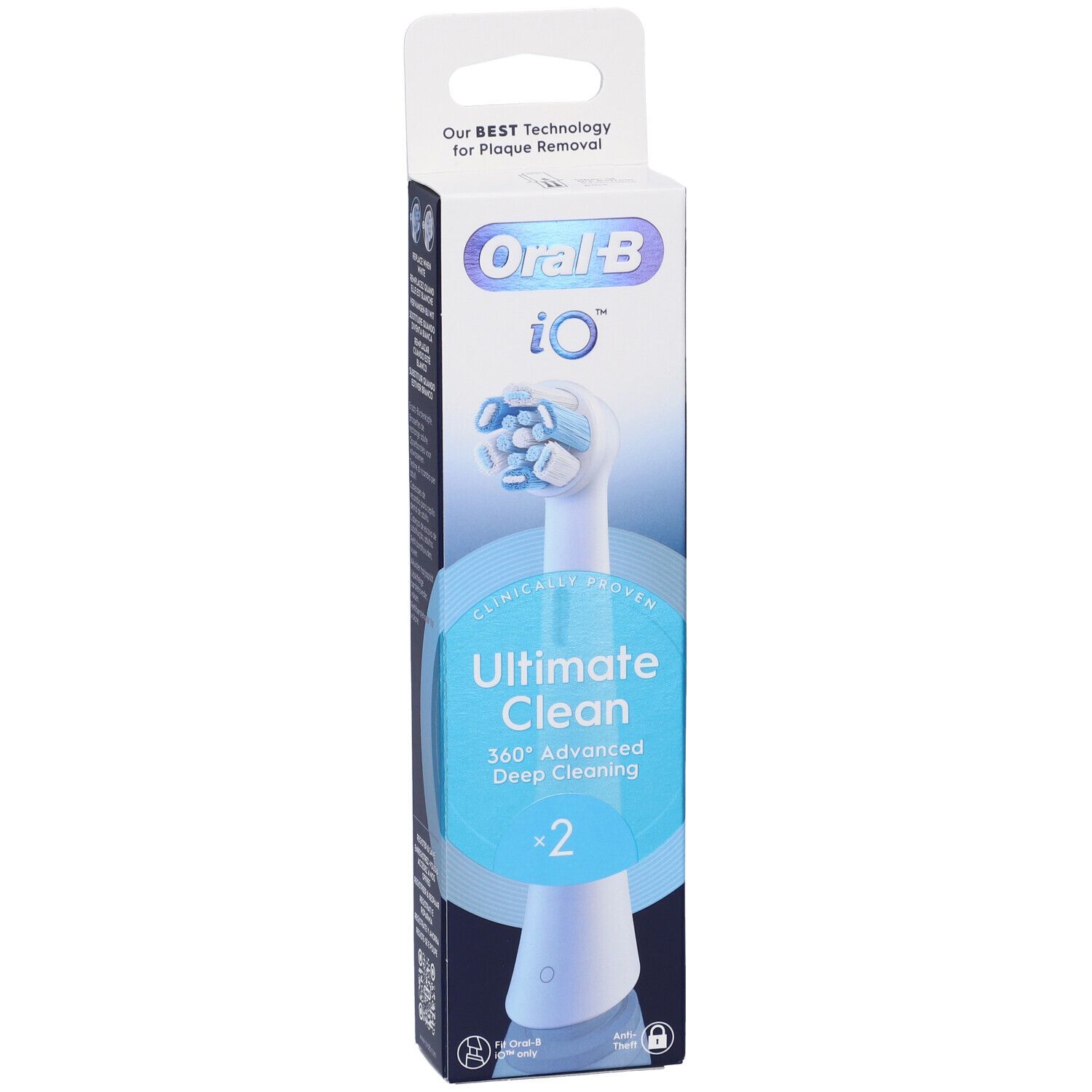 Oralb Power Ricarica Io Ultra Clean White 2 Pezzi