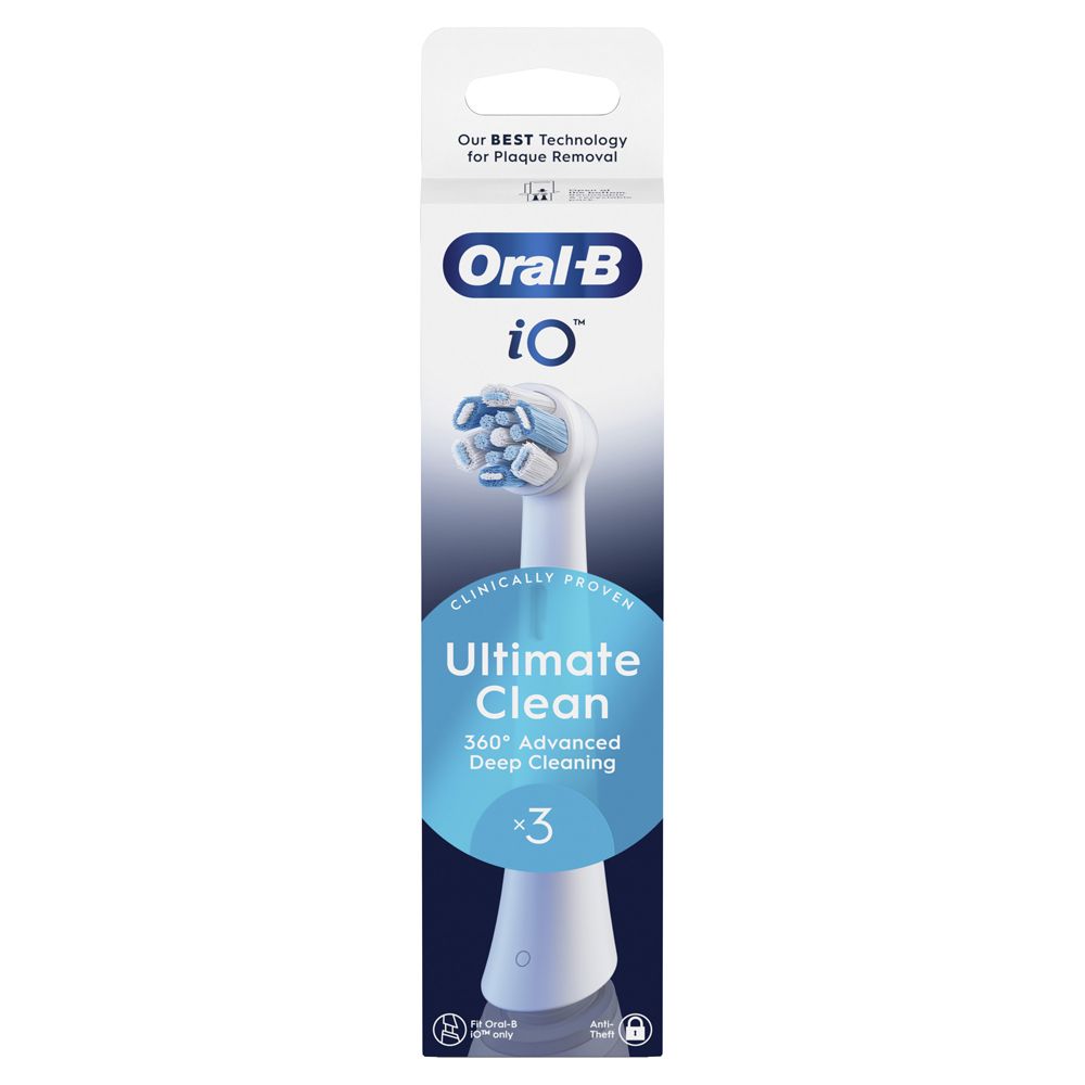 Oralb Power Ricarica Io Ultra Clean White 3 Pezzi