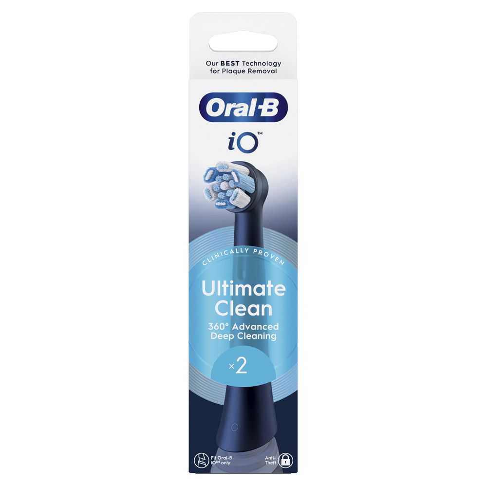 Oralb Power Ricarica Io Ultra Clean Black 2 Pezzi