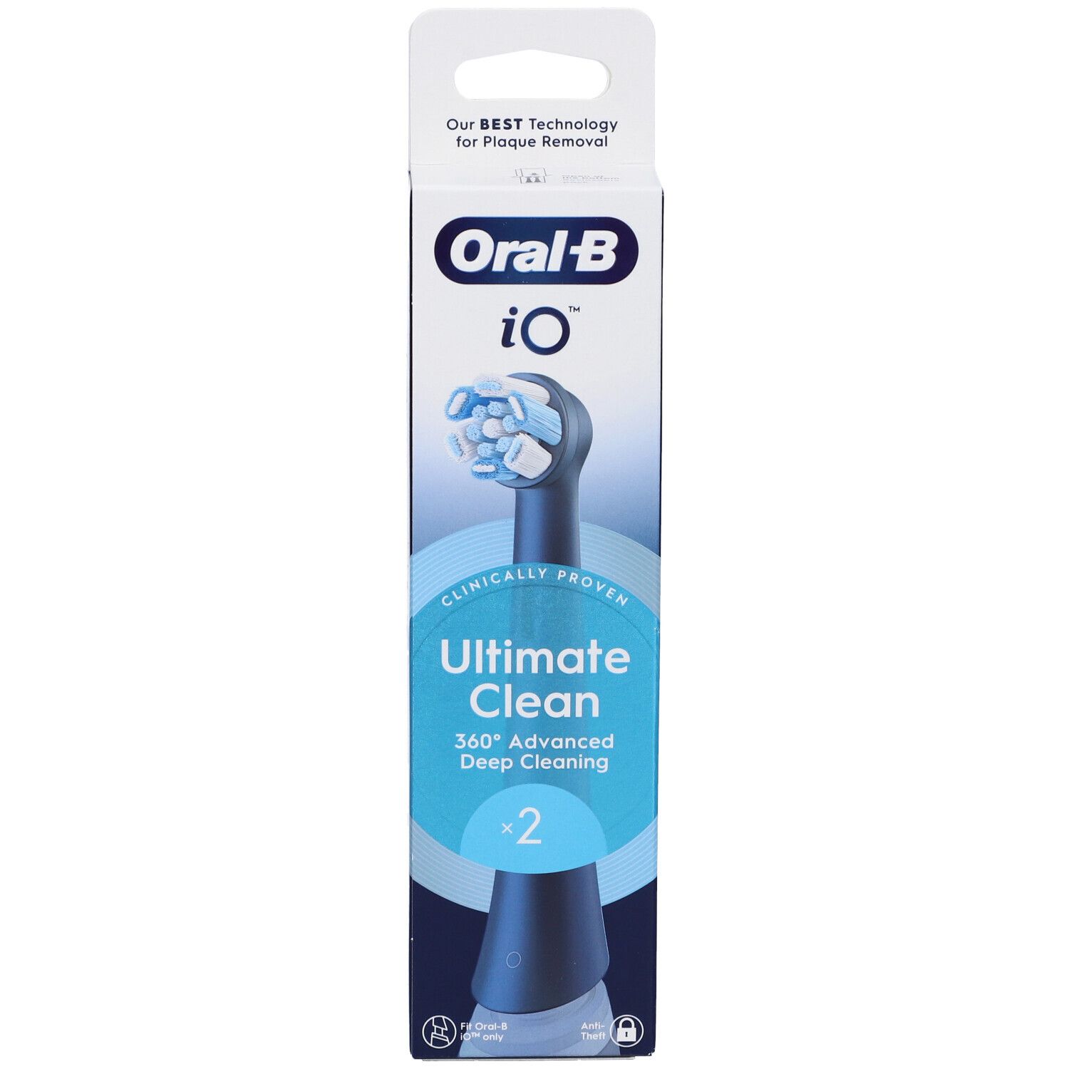 Oralb Power Ricarica Io Ultra Clean Black 2 Pezzi