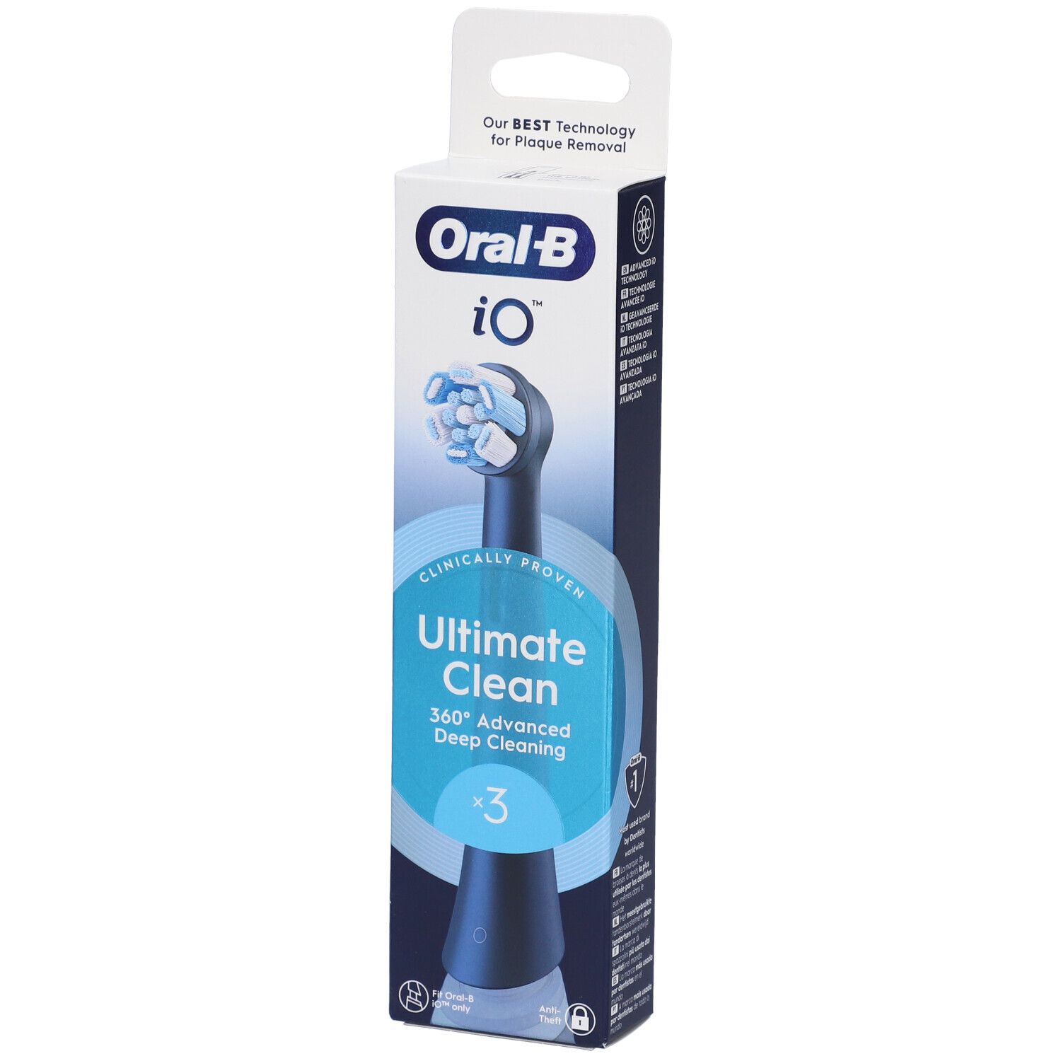 Oral-B iO Ultimate Clean Testine di Ricambio Nere