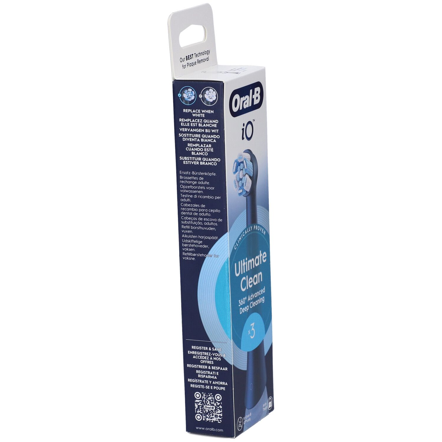 Oral-B iO Ultimate Clean Testine di Ricambio Nere