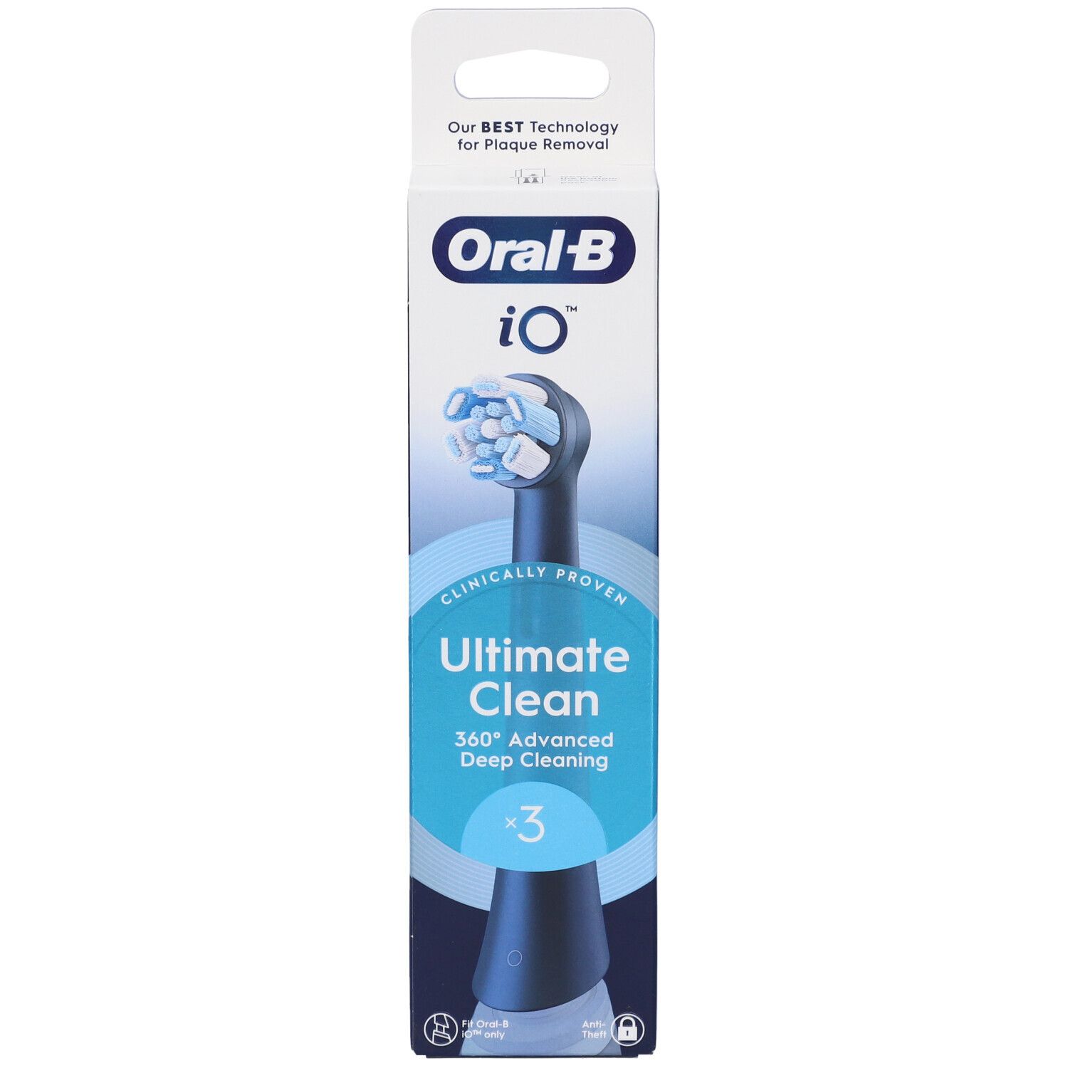 Oral-B iO Ultimate Clean Testine di Ricambio Nere