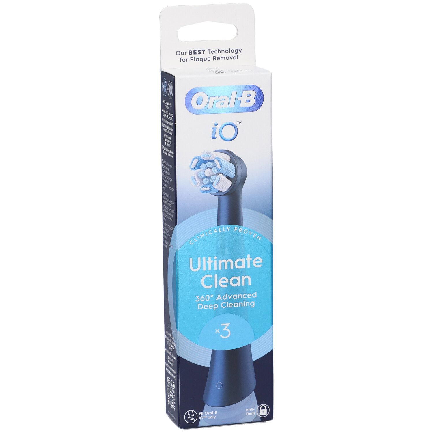 Oral-B iO Ultimate Clean Testine di Ricambio Nere