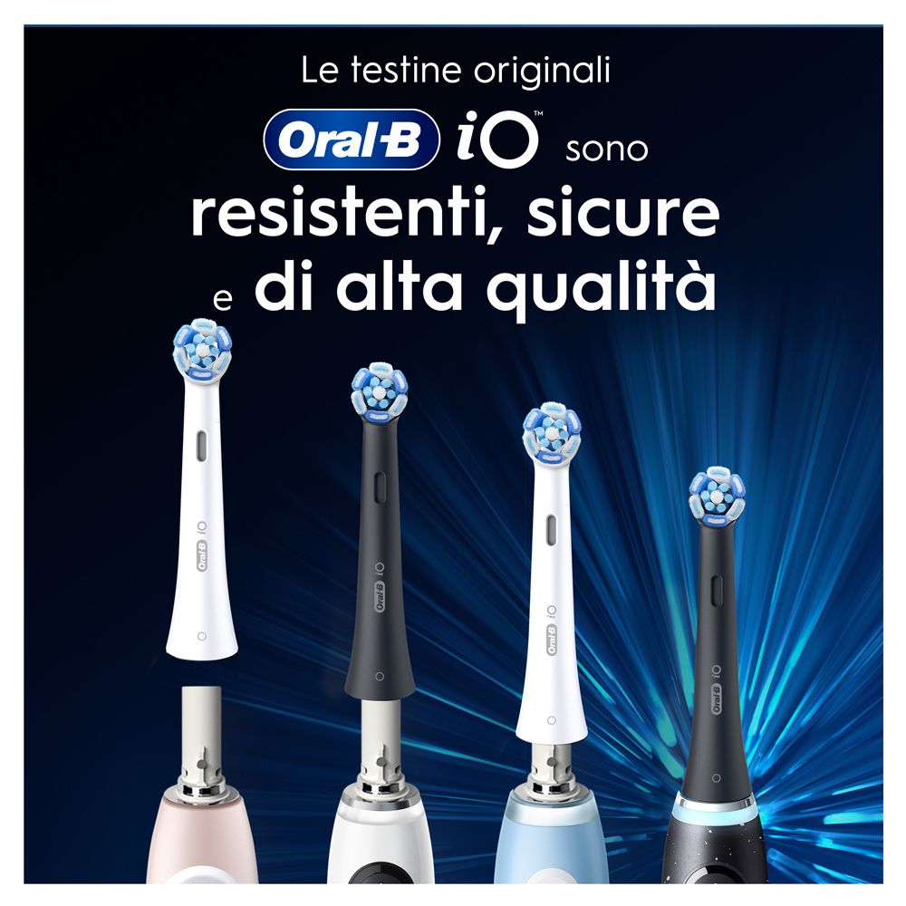 Oral-B iO Ultimate Clean Testine di Ricambio Nere