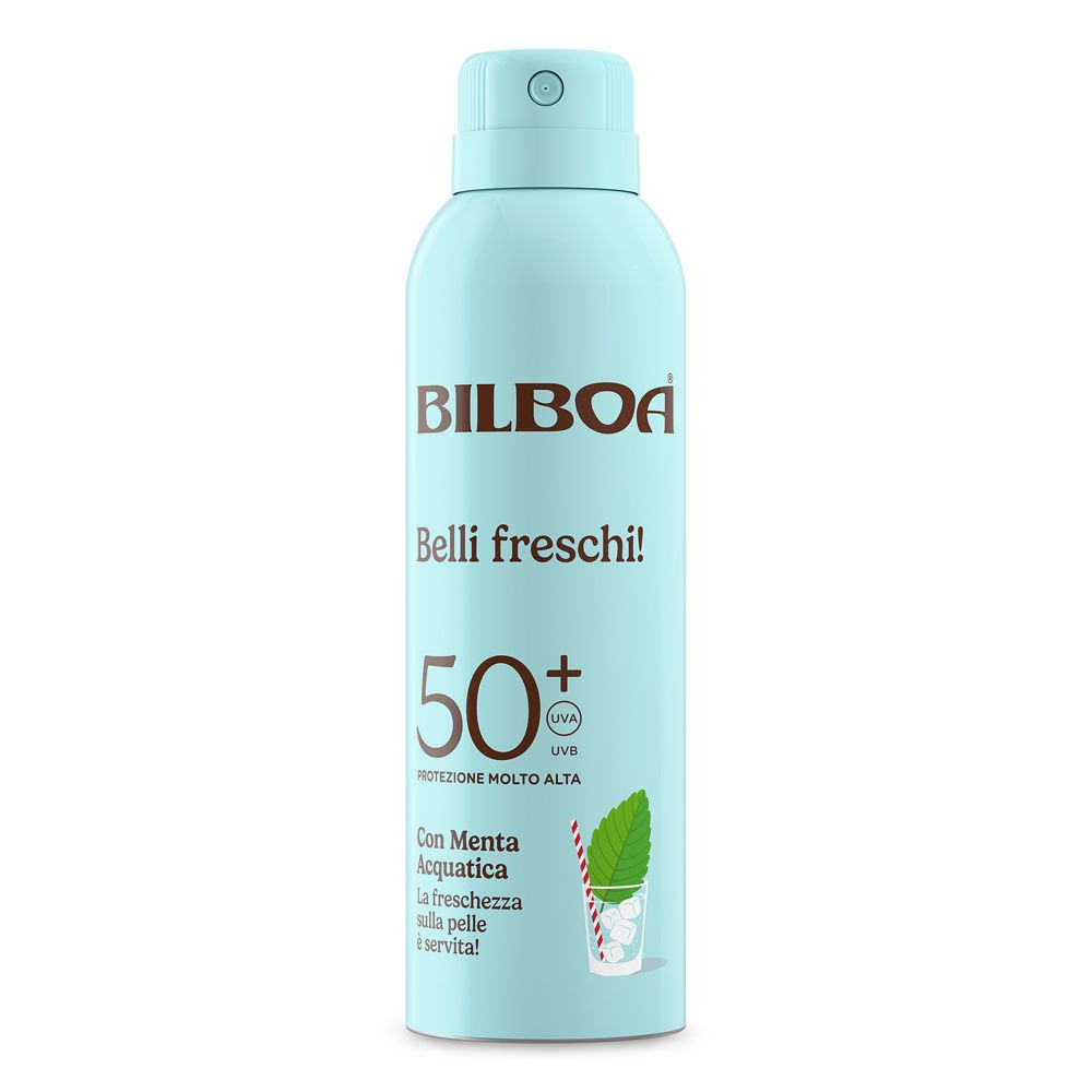 Bilboa Belli Freschi Spray Solare SPF 50+ menta acquatica