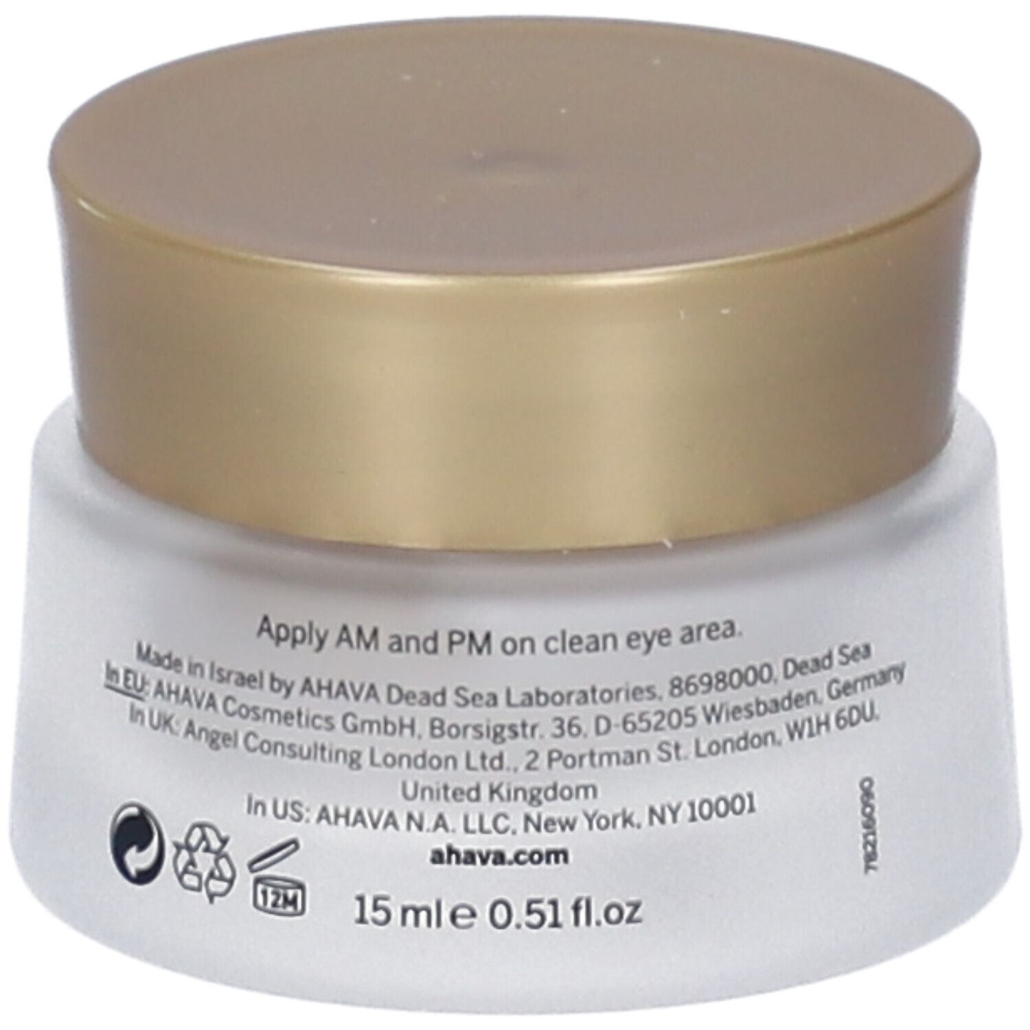 Ahava Crema Contorno Occhi All’Acido Ialuronico