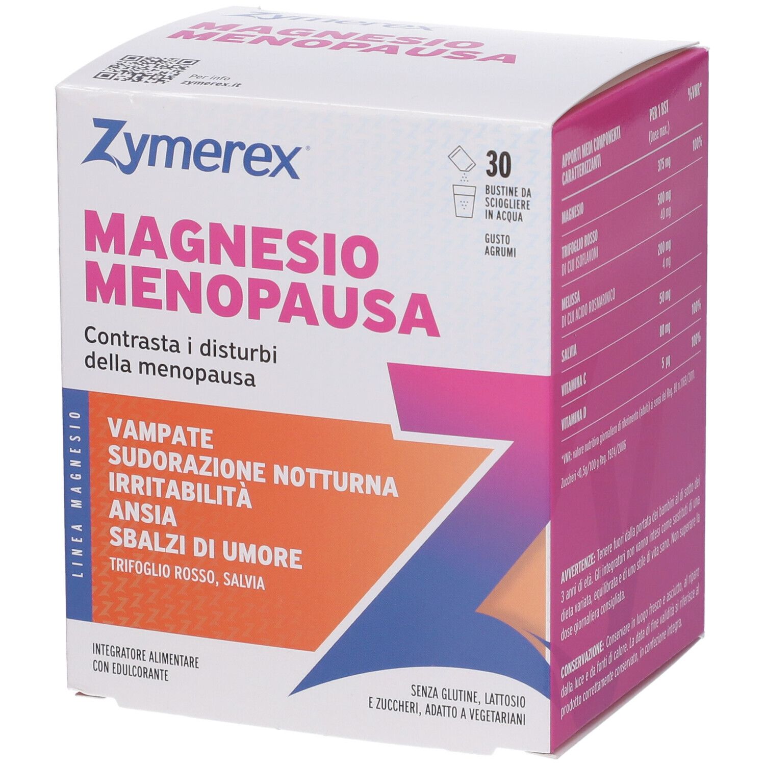 Zymerex Magnesio Menopausa Bustine