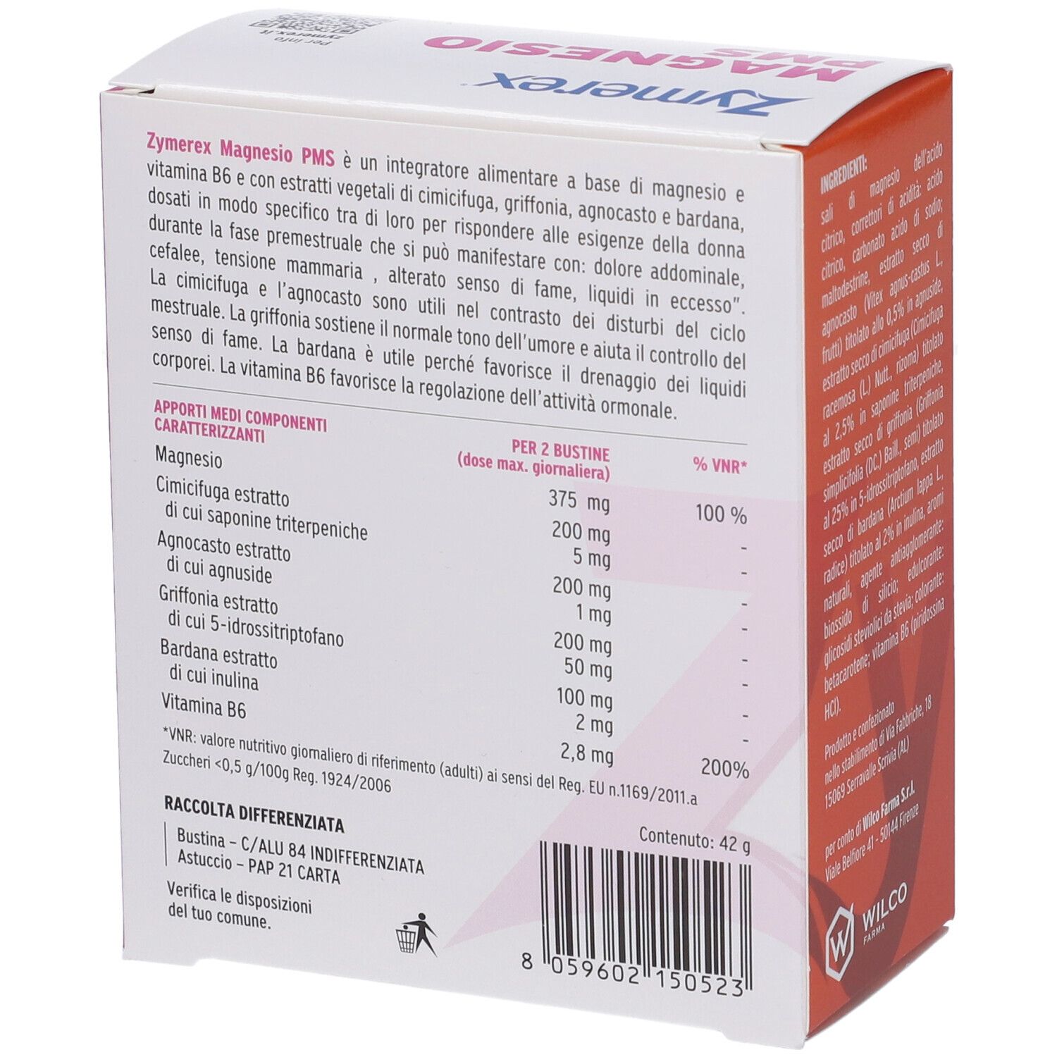 Zymerex Magneso PMS Bustine