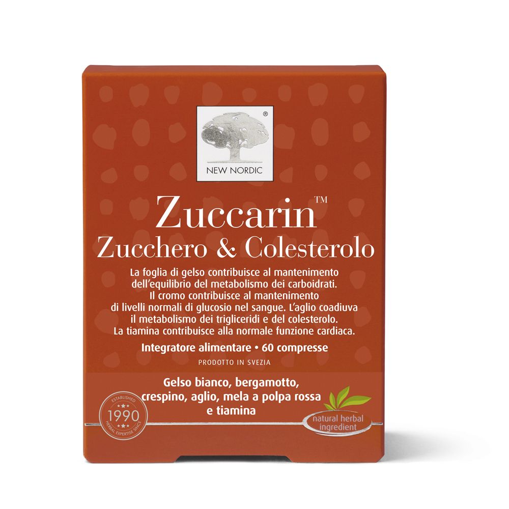 New Nordic Zuccarin Zucchero & Colesterolo Compresse