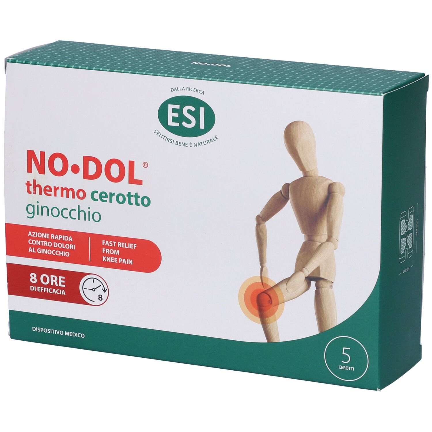 ESI No Dol Thermo Cerotto Ginocchio