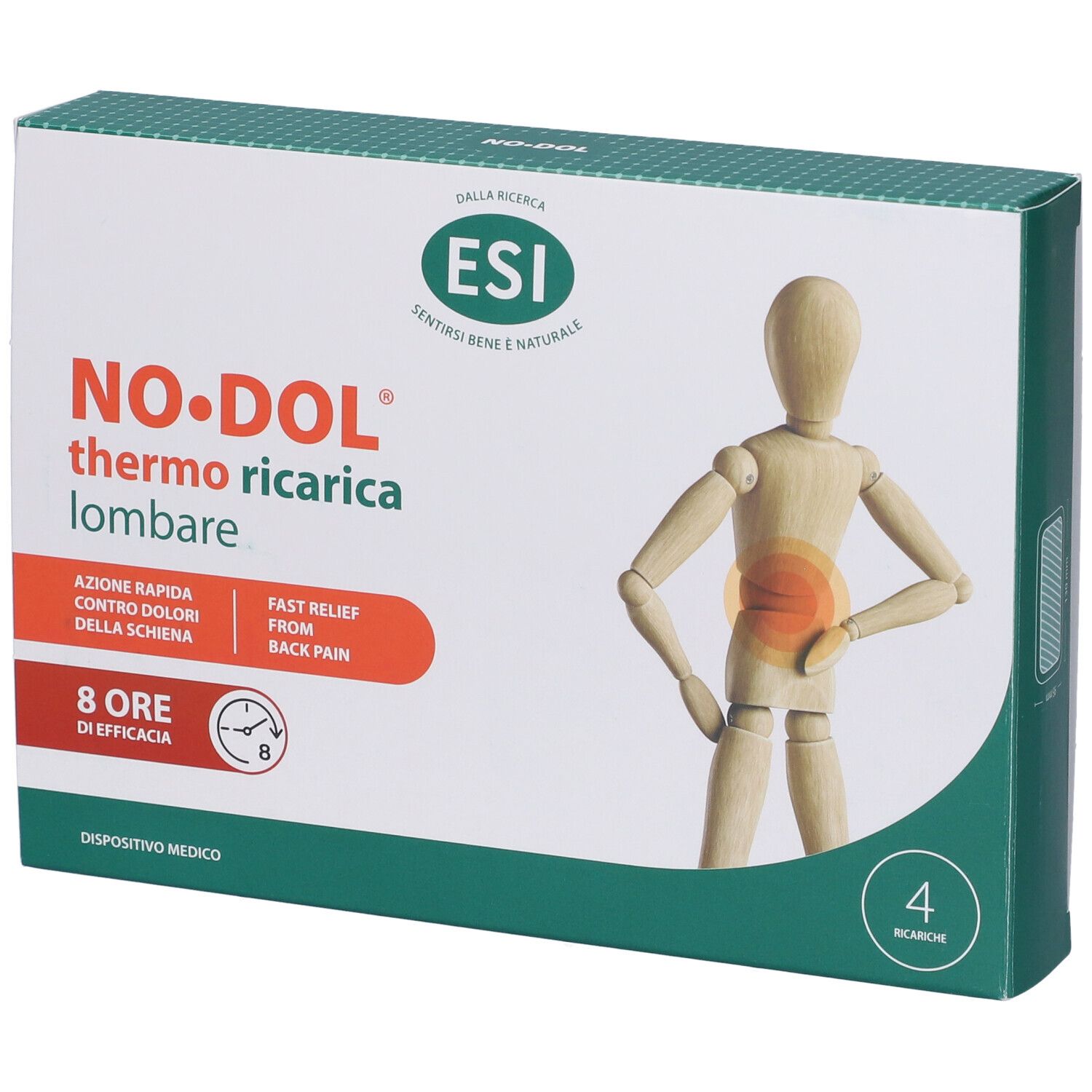 ESI No Dol Thermo Ricarica Lombare - risparmia il 10% con il codice: Esix10