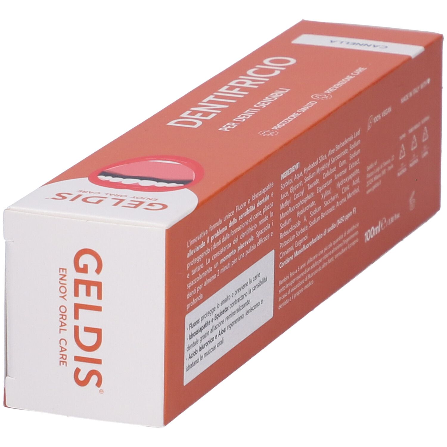 Dentifricio Geldis per denti sensibili – Cannella 100ml