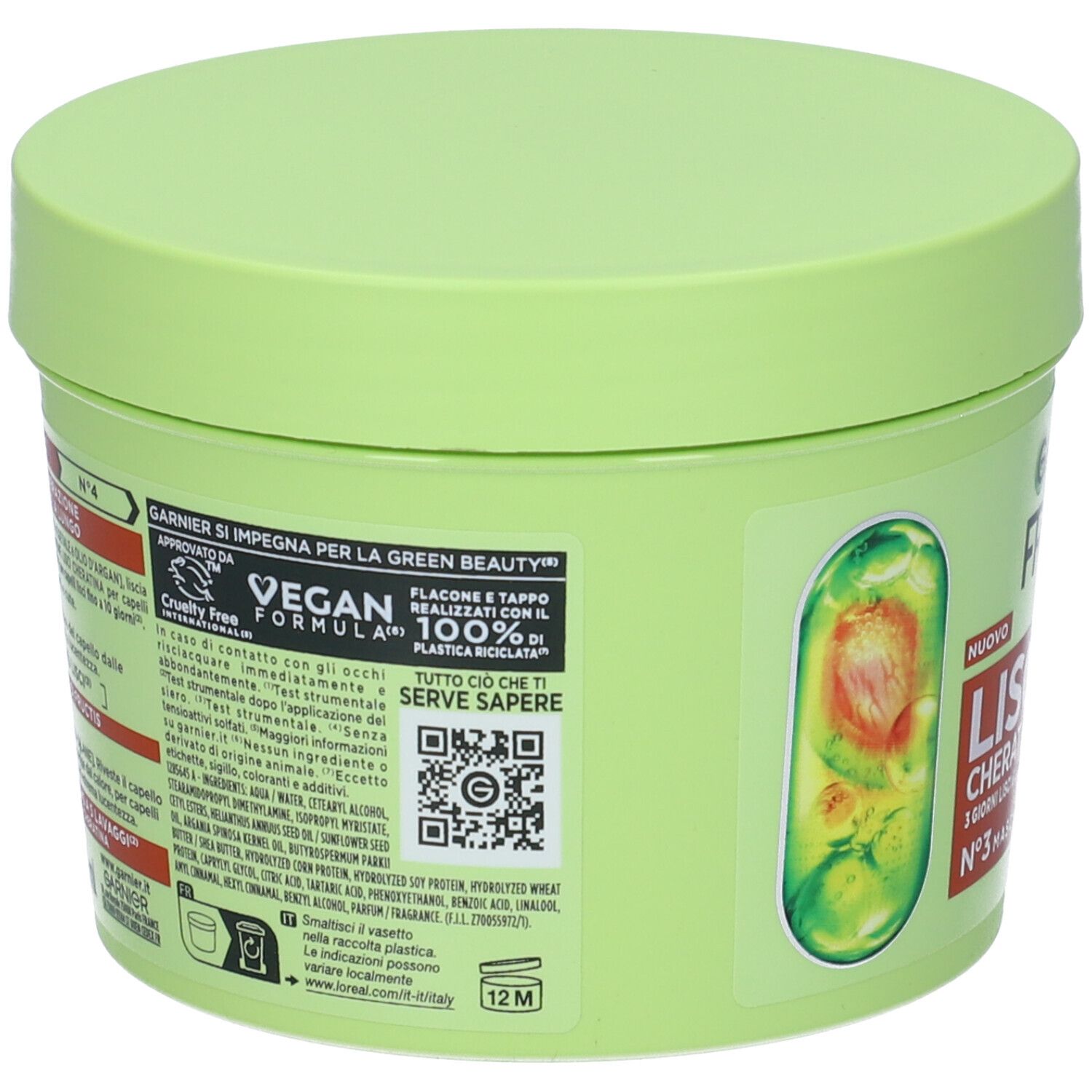 Garnier Fructis Keratin Sleek Maschera