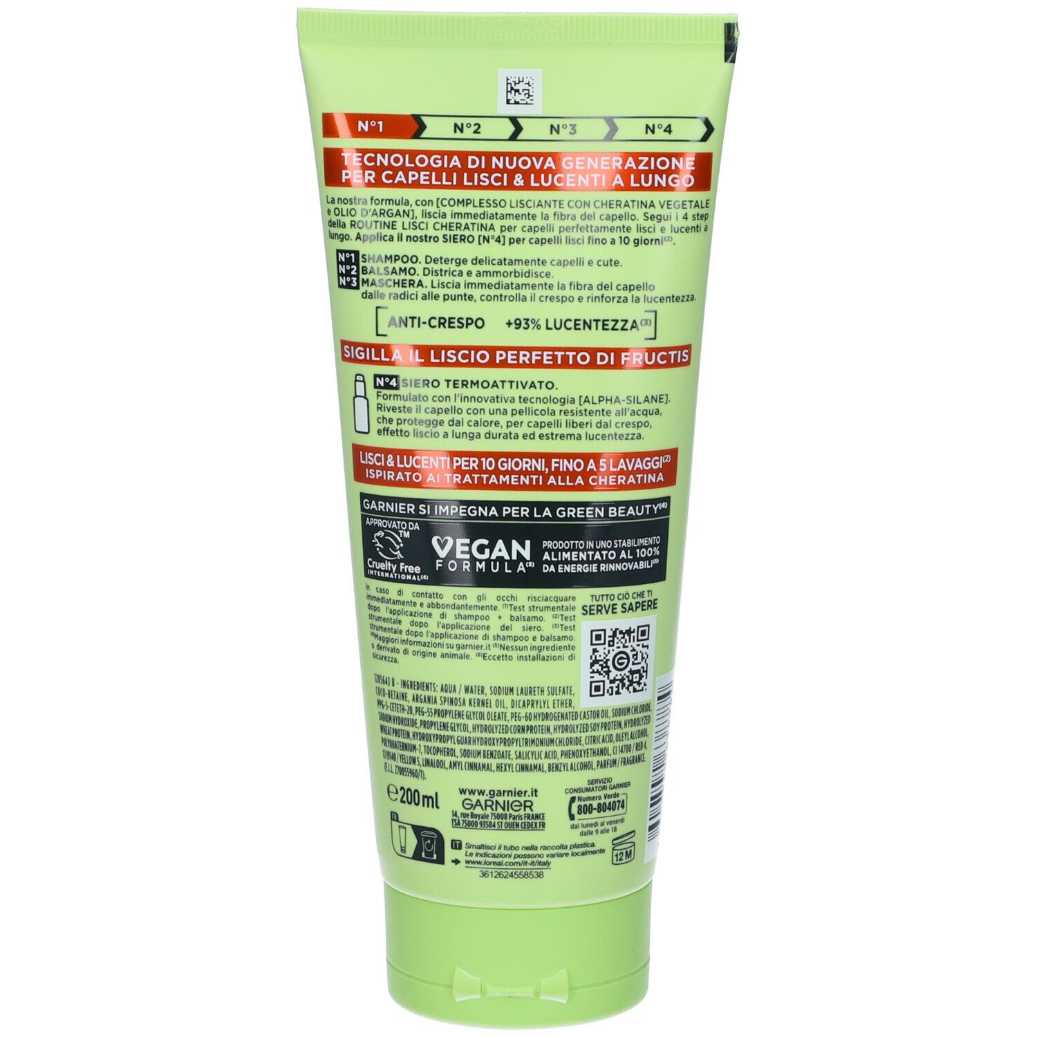 Garnier Fructis Keratin Sleek Shampoo