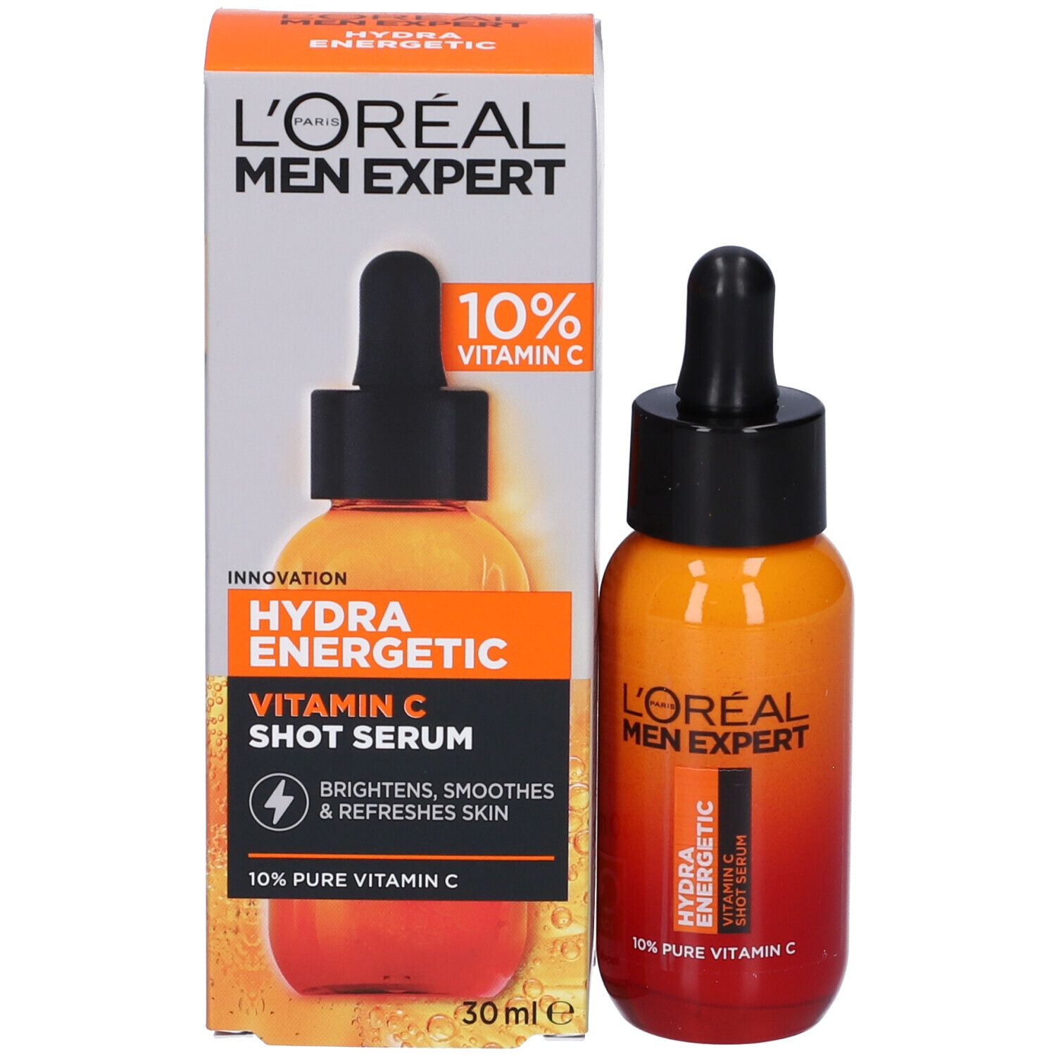 L´Oréal Men Expert Hydra Energetic Vitamin C Siero Viso Illuminante e Rinfrescante