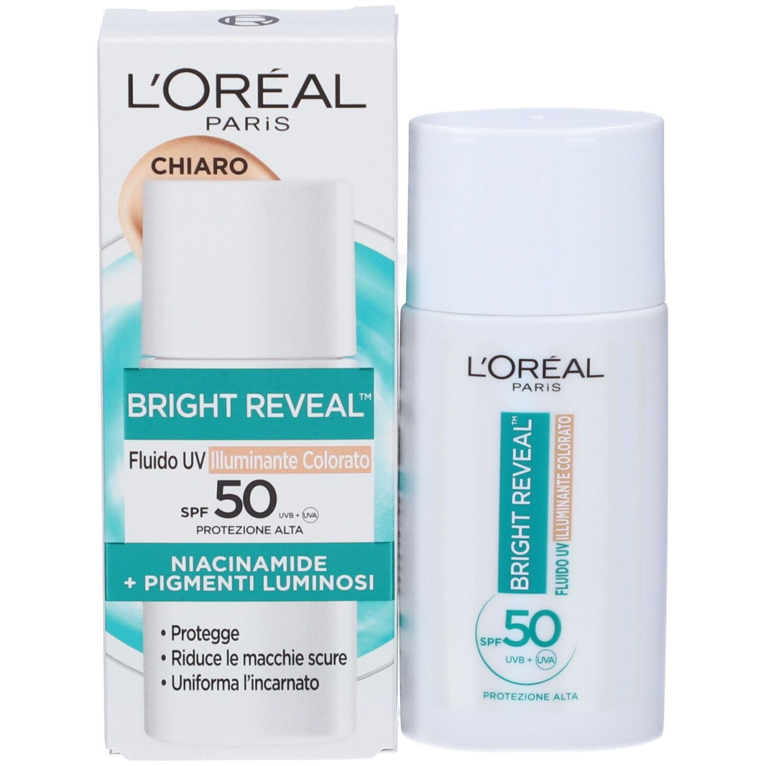 L'Oreal Paris Skincare Siero Bright Reveal Tinted Fluid Light