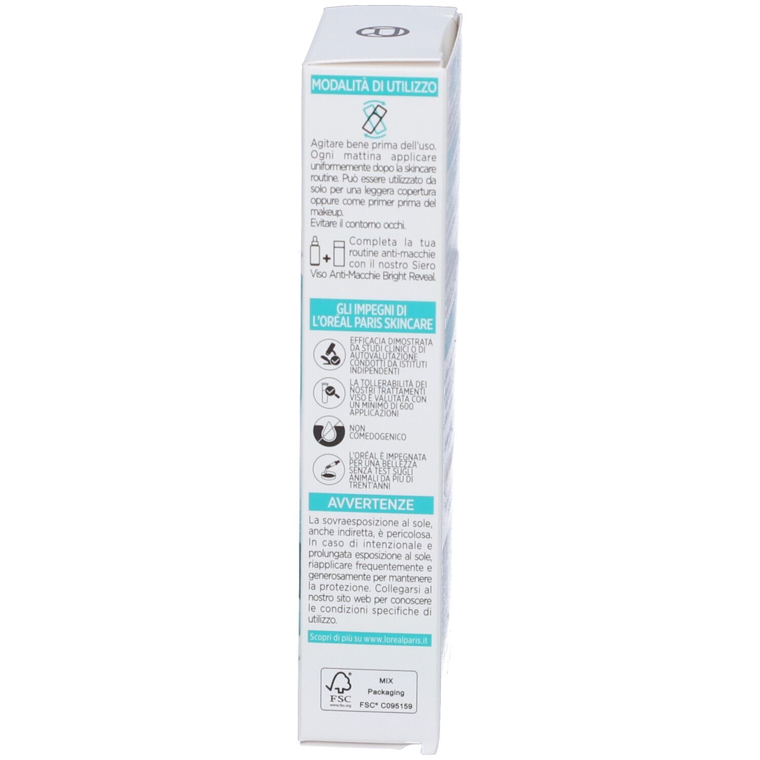 L'Oreal Paris Skincare Siero Bright Reveal Tinted Fluid Light