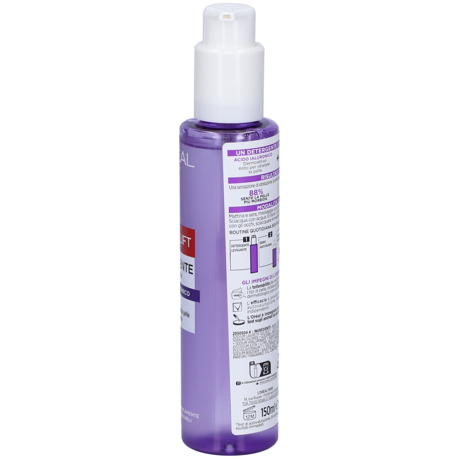 L'Oreal Paris Skincare Revitalift Siero Detergente Levigante Filler