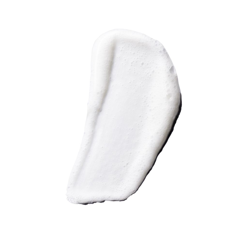 Macchia bianca. Consistenza del detergente per il corpo.