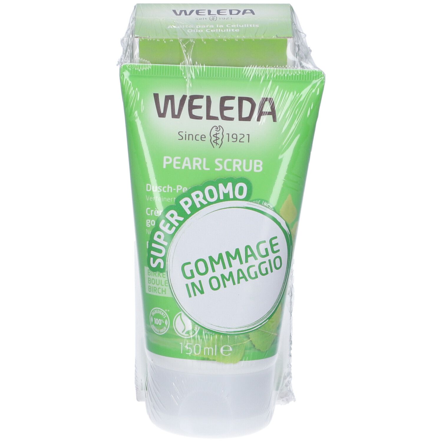 Weleda Olio Cellulite Betulla + Gommage Betulla in Omaggio